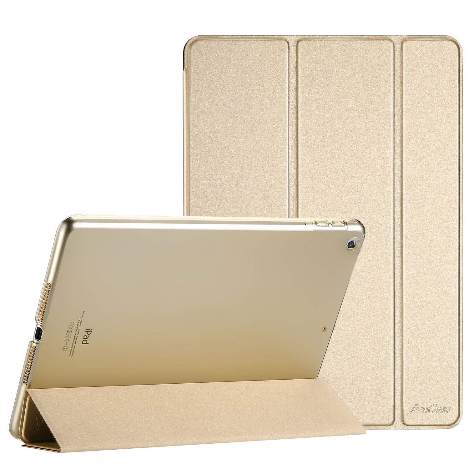 Foto 2 pulgar | Funda Procase Smart Para Ipad De 9 7 Pulgadas (6.ª Y 5.ª Generación  2018 Y 2017)  Color Dorado - Venta Internacional.