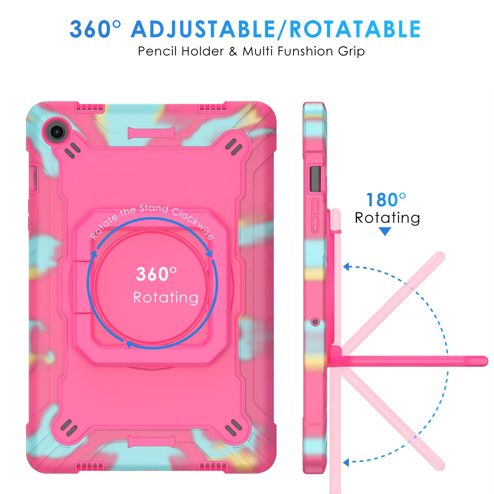 Foto 4 | Funda Detuosi Para Samsung Galaxy Tab A9 Plus De 11 Pulgadas Con Correa - Venta Internacional.