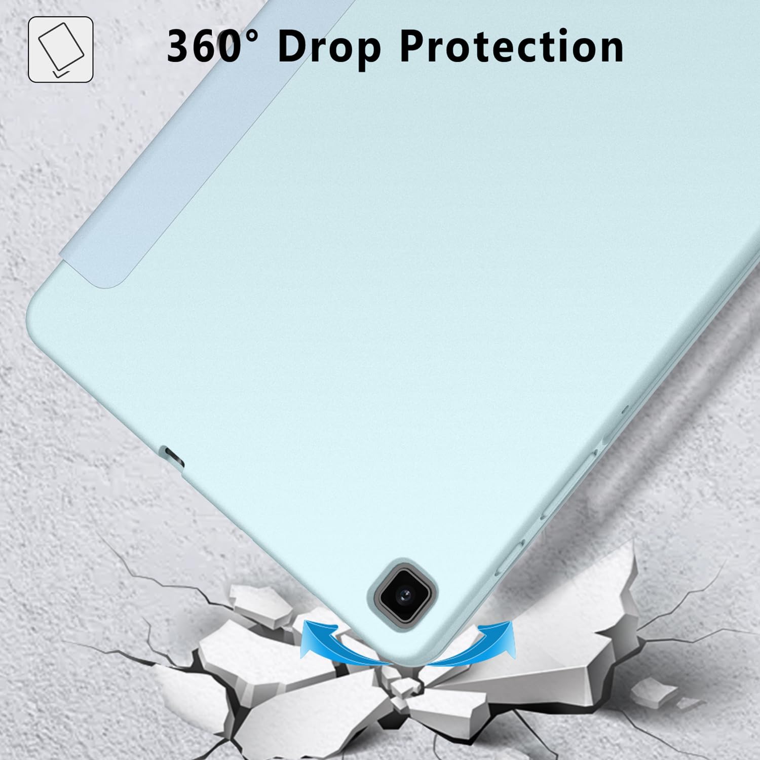 Foto 8 pulgar | Funda Ztotopcases Para Samsung Galaxy Tab S6 Lite 10.4  Color Azul Claro - Venta Internacional.