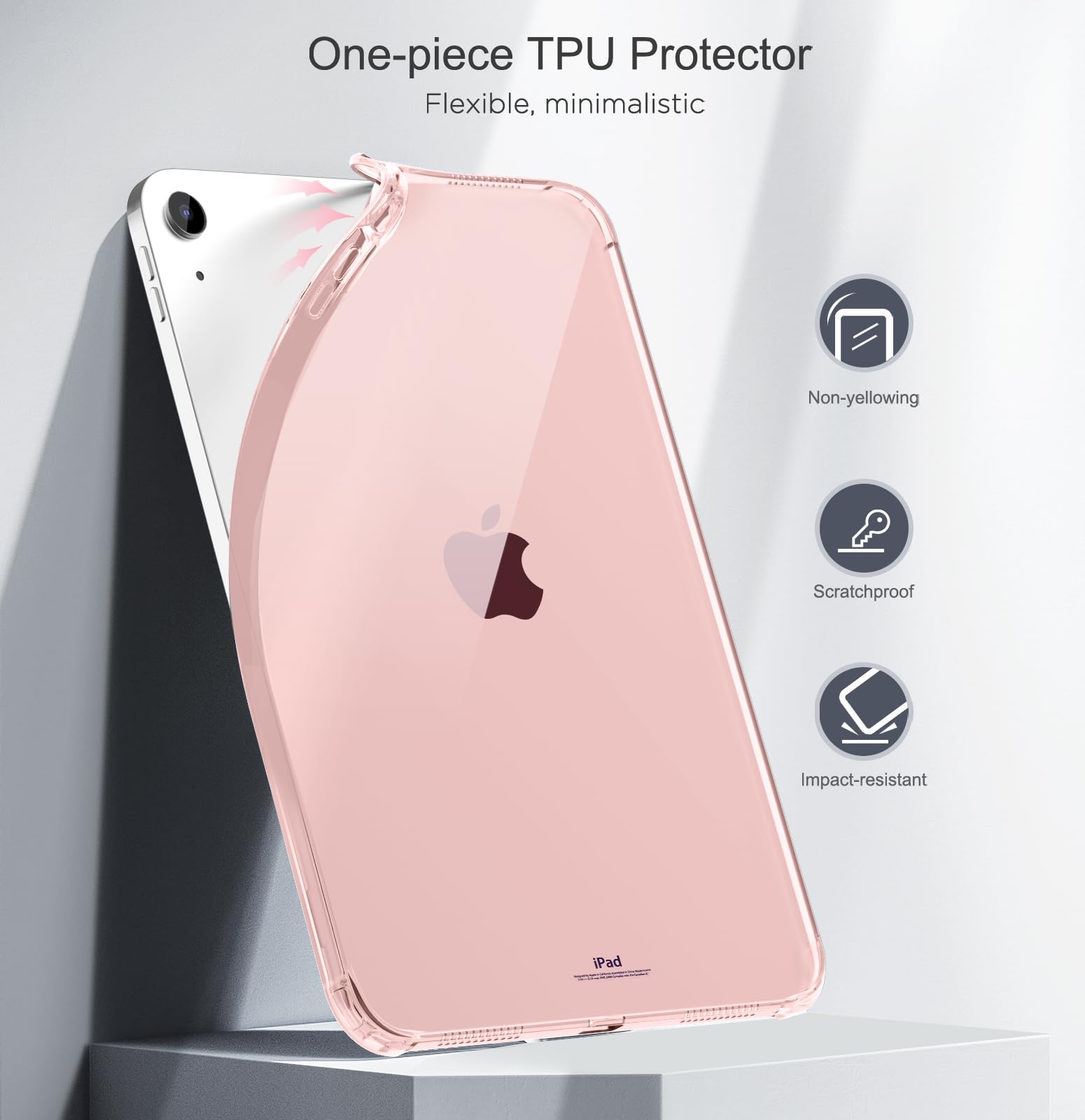 Foto 3 | Funda Para Tableta Moko Clear Para Ipad 11.ª Generación  11 Pulgadas/10.ª Generación  10.9 Pulgadas - Venta Intern