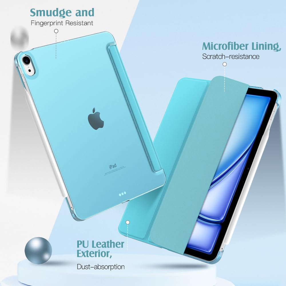 Foto 4 | Funda Timovo Para Ipad Air De 11 Pulgadas (m3/m2-2025/2024) Azure - Venta Internacional.