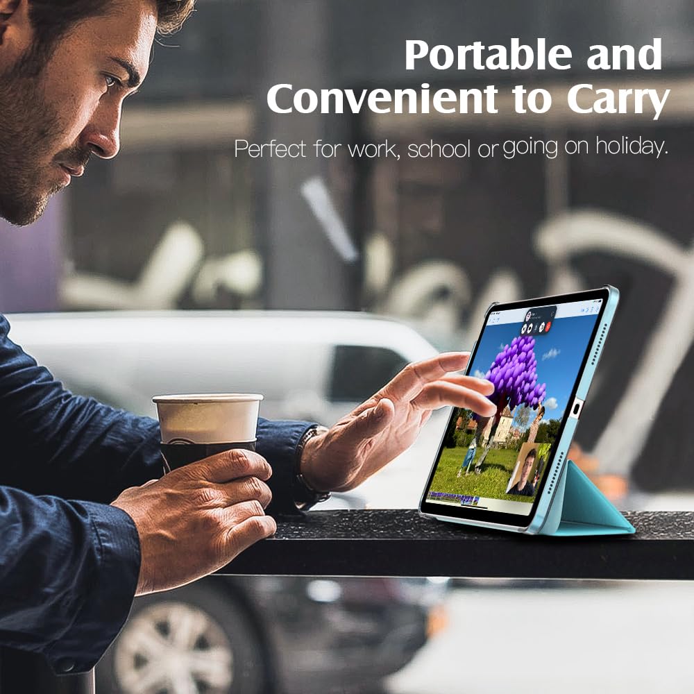 Foto 8 pulgar | Funda Timovo Para Ipad Air De 11 Pulgadas (m3/m2-2025/2024) Azure - Venta Internacional.