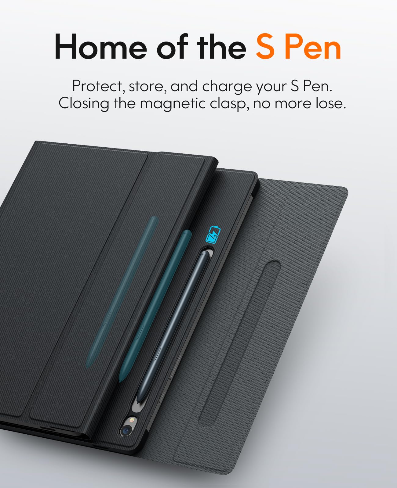 Foto 5 | Funda De Teclado Chesona Para Samsung Galaxy Tab S9 Fe 10.9 - Venta Internacional.