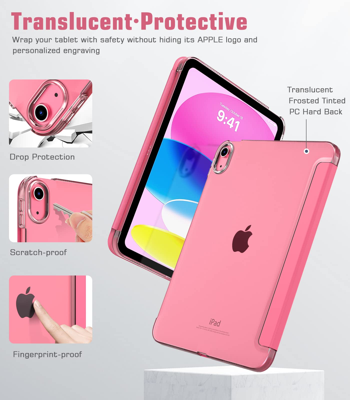 Foto 3 | Funda Timovo Para Ipad (a16) 11.ª Generación  11 Pulgadas  2025/10.ª Generación  10.9 Pulgadas  2022 - Venta Inte