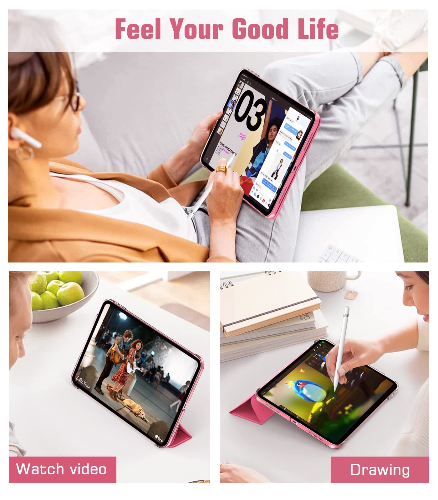 Foto 7 | Funda Timovo Para Ipad (a16) 11.ª Generación  11 Pulgadas  2025/10.ª Generación  10.9 Pulgadas  2022 - Venta Inte