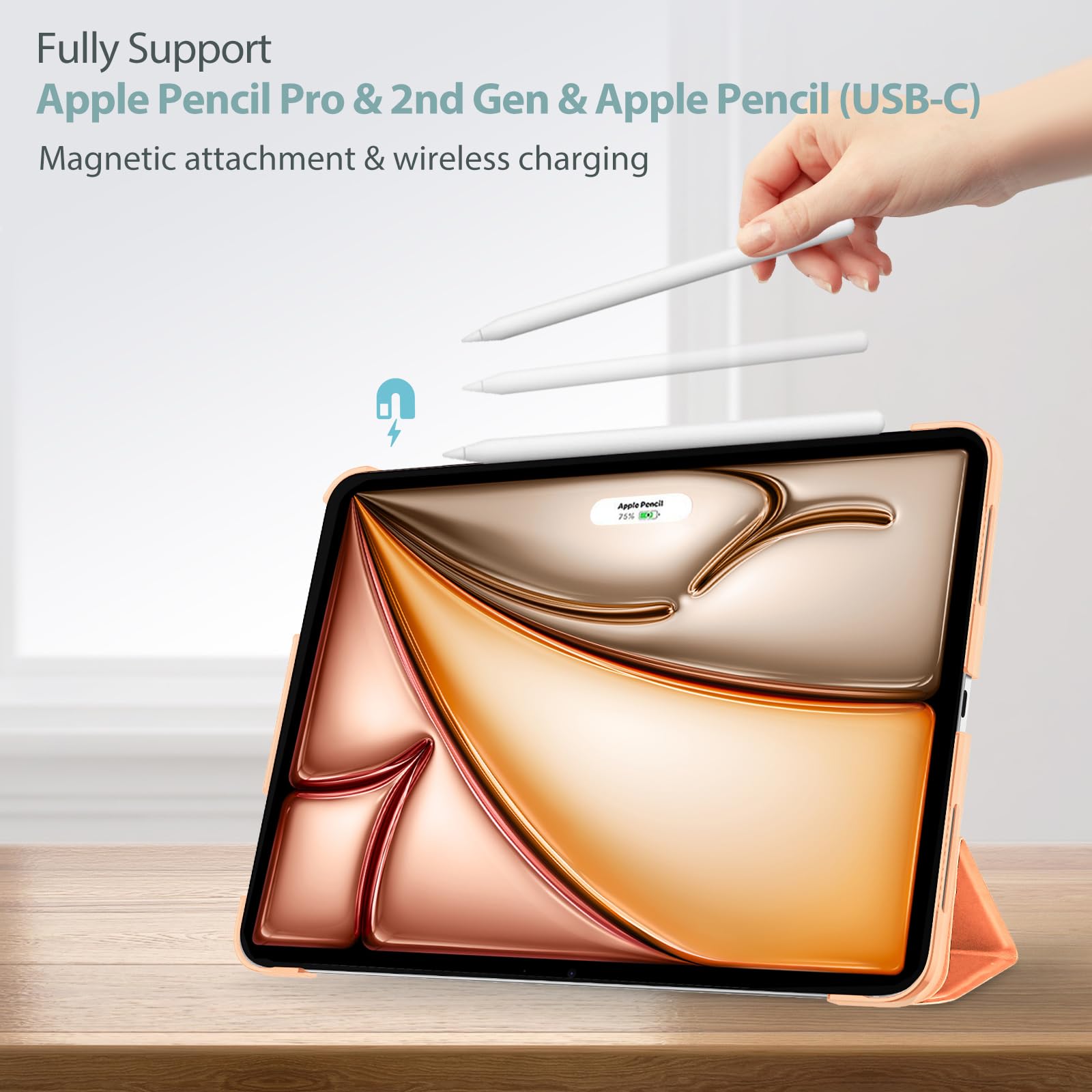 Foto 4 pulgar | Funda Inteligente Procase Para Ipad Air De 11 Pulgadas M3 M2 2025 2024 - Venta Internacional.