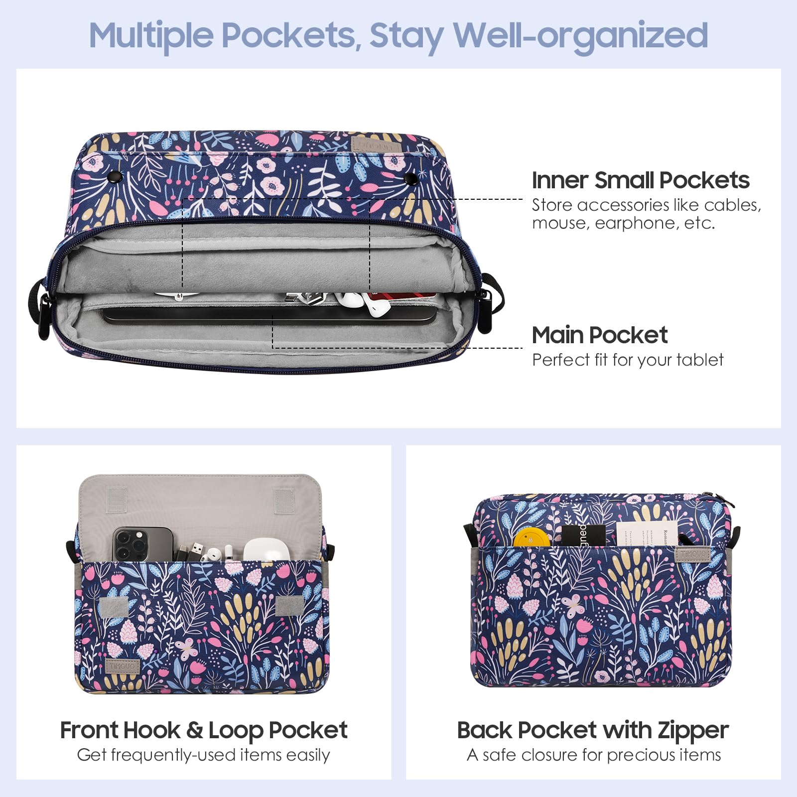 Foto 4 pulgar | Funda Para Tablet Timovo De 9 A 11 Pulgadas Para Ipad 11  Ipad 10.9 - Venta Internacional.