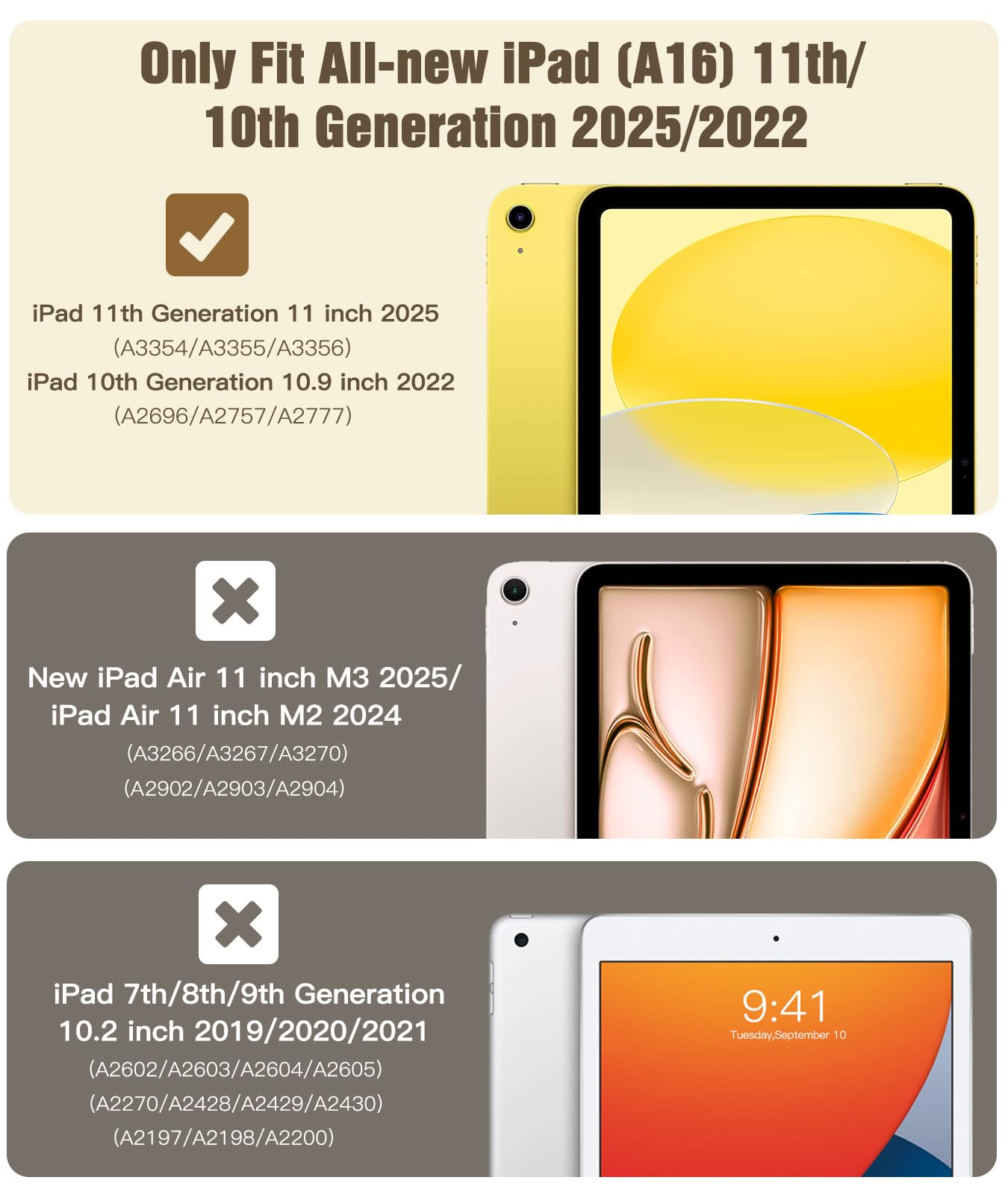 Foto 2 | Funda Timovo Para Ipad 11.ª Generación  11 Pulgadas  2025/10.ª Generación  10.9 Pulgadas - Venta Internacional.
