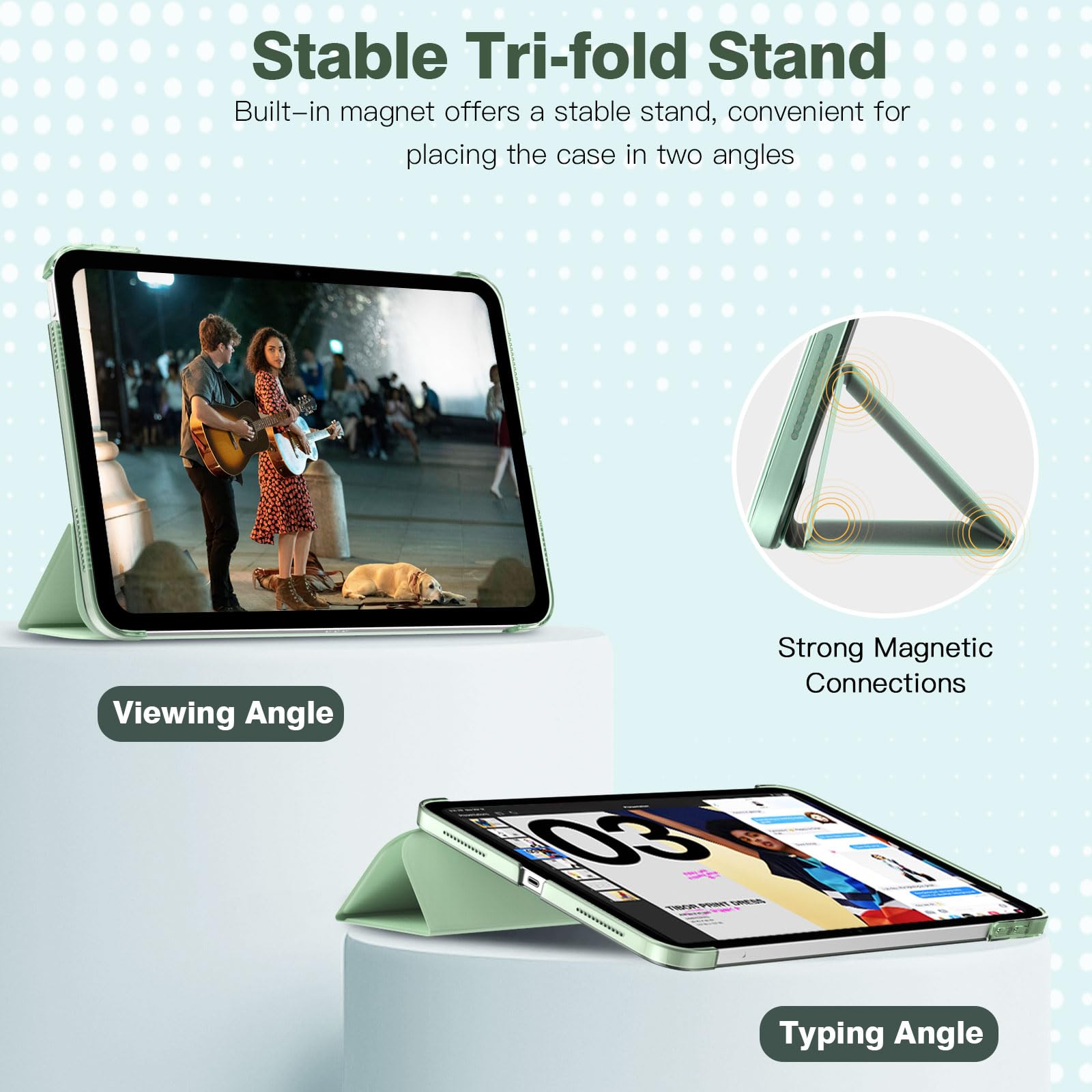 Foto 4 | Funda Timovo Para Ipad 11.ª Generación  11 Pulgadas  2025/10.ª Generación  10.9 Pulgadas - Venta Internacional.