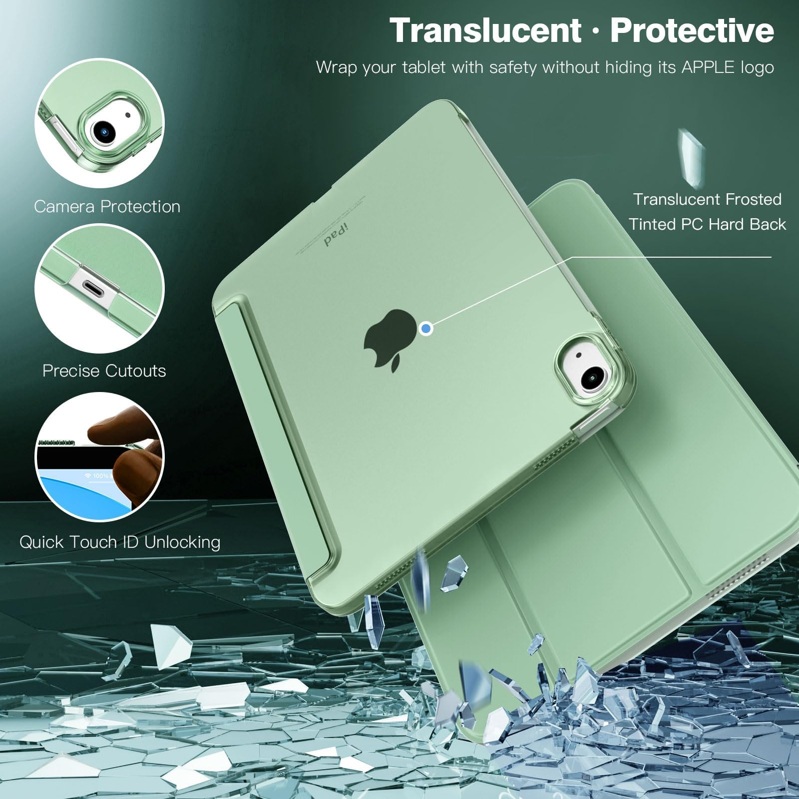 Foto 5 | Funda Timovo Para Ipad 11.ª Generación  11 Pulgadas  2025/10.ª Generación  10.9 Pulgadas - Venta Internacional.