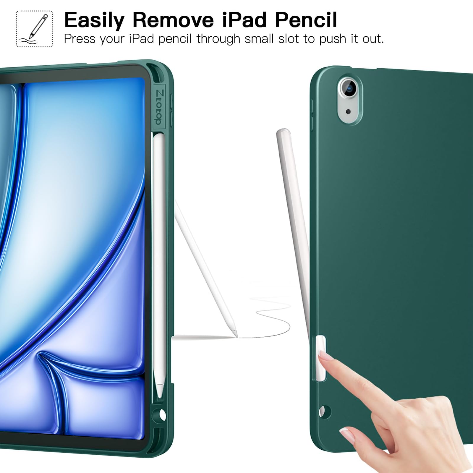 Foto 4 pulgar | Funda Ztotopfundas Para Ipad Air De 11 Pulgadas Y Ipad Pro De 11 Pulgadas - Venta Internacional.