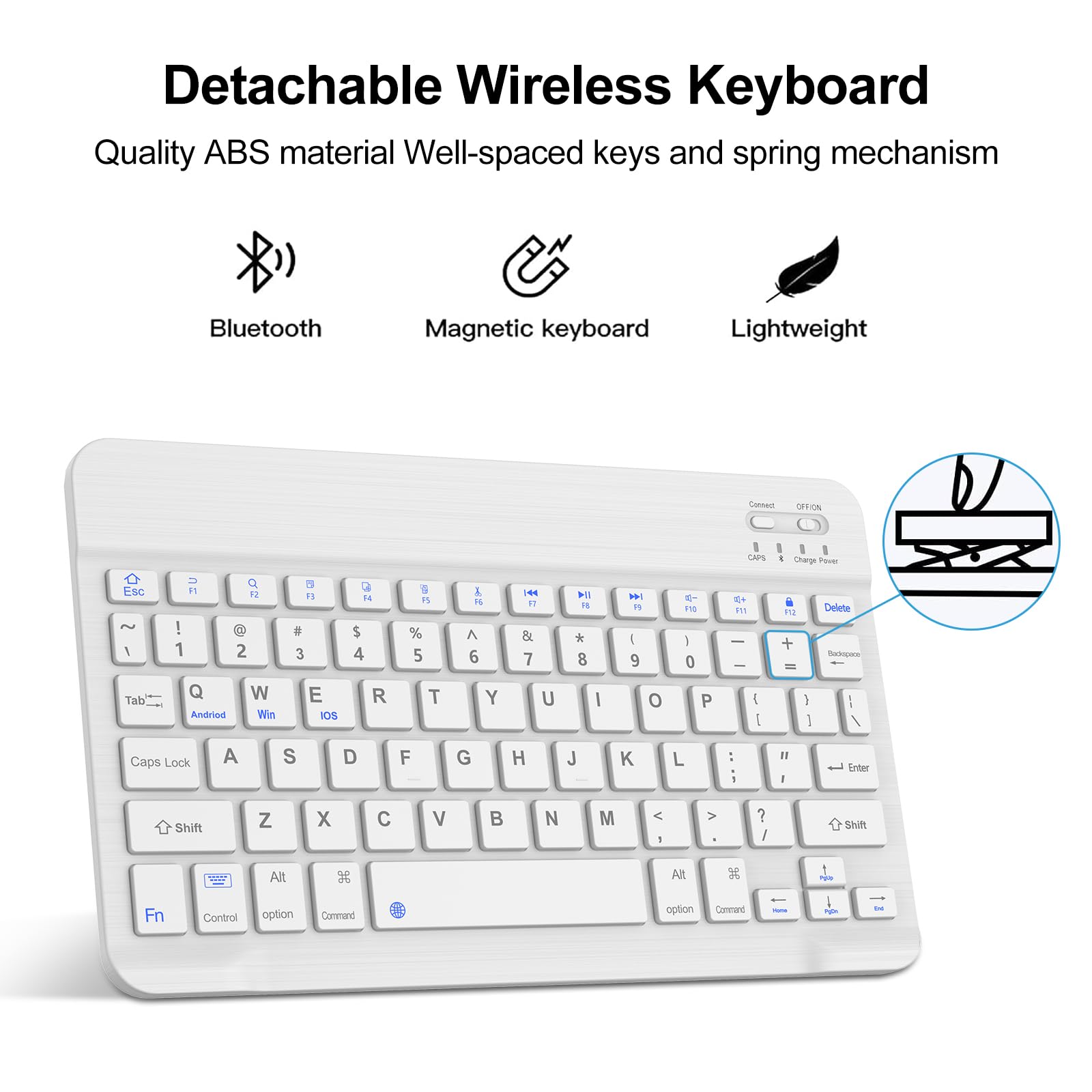 Foto 4 pulgar | Funda De Teclado Boriyuan Para Samsung Galaxy Tab A9+ 11 5g 2023 - Venta Internacional.