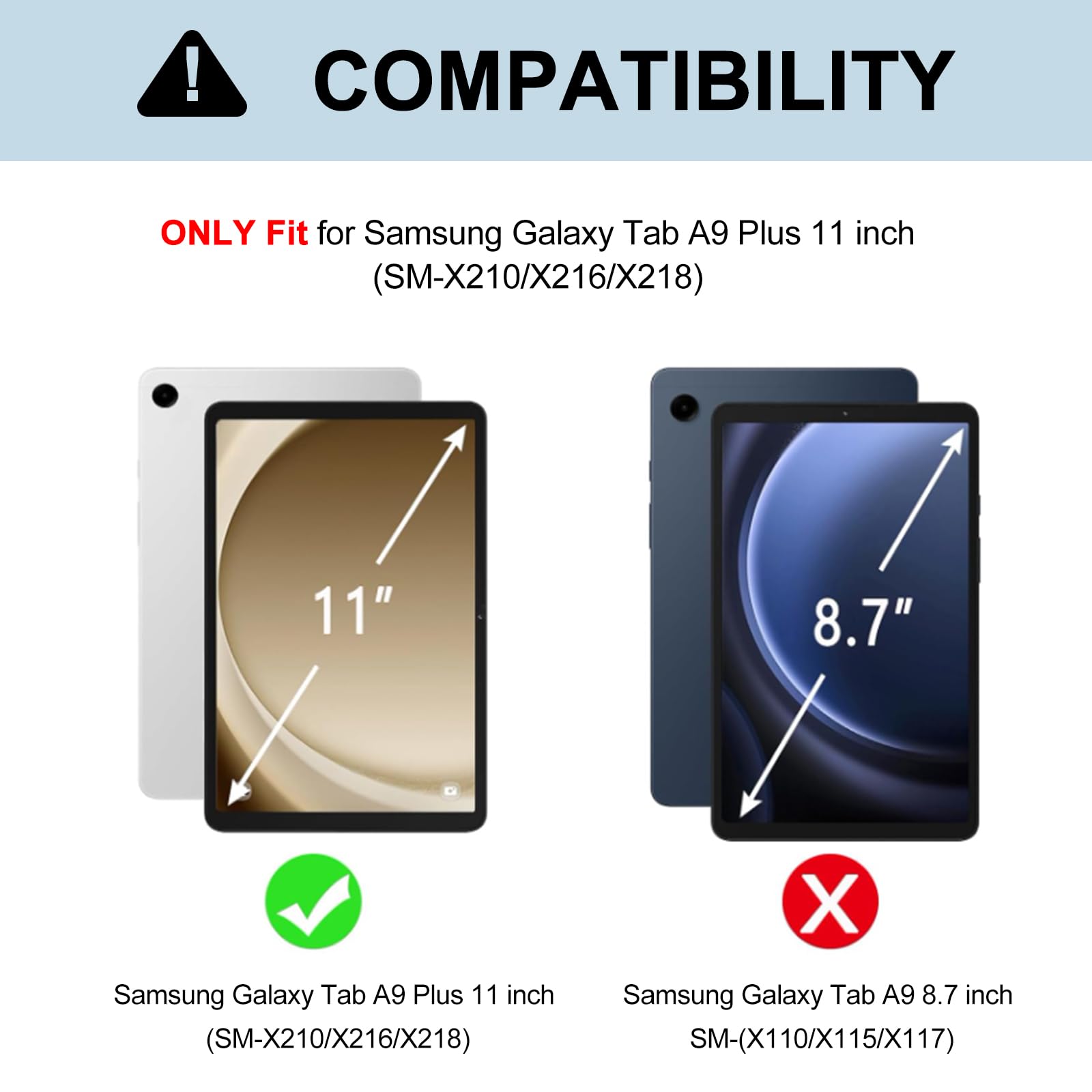 Foto 7 pulgar | Funda De Teclado Boriyuan Para Samsung Galaxy Tab A9+ 11 5g 2023 - Venta Internacional.