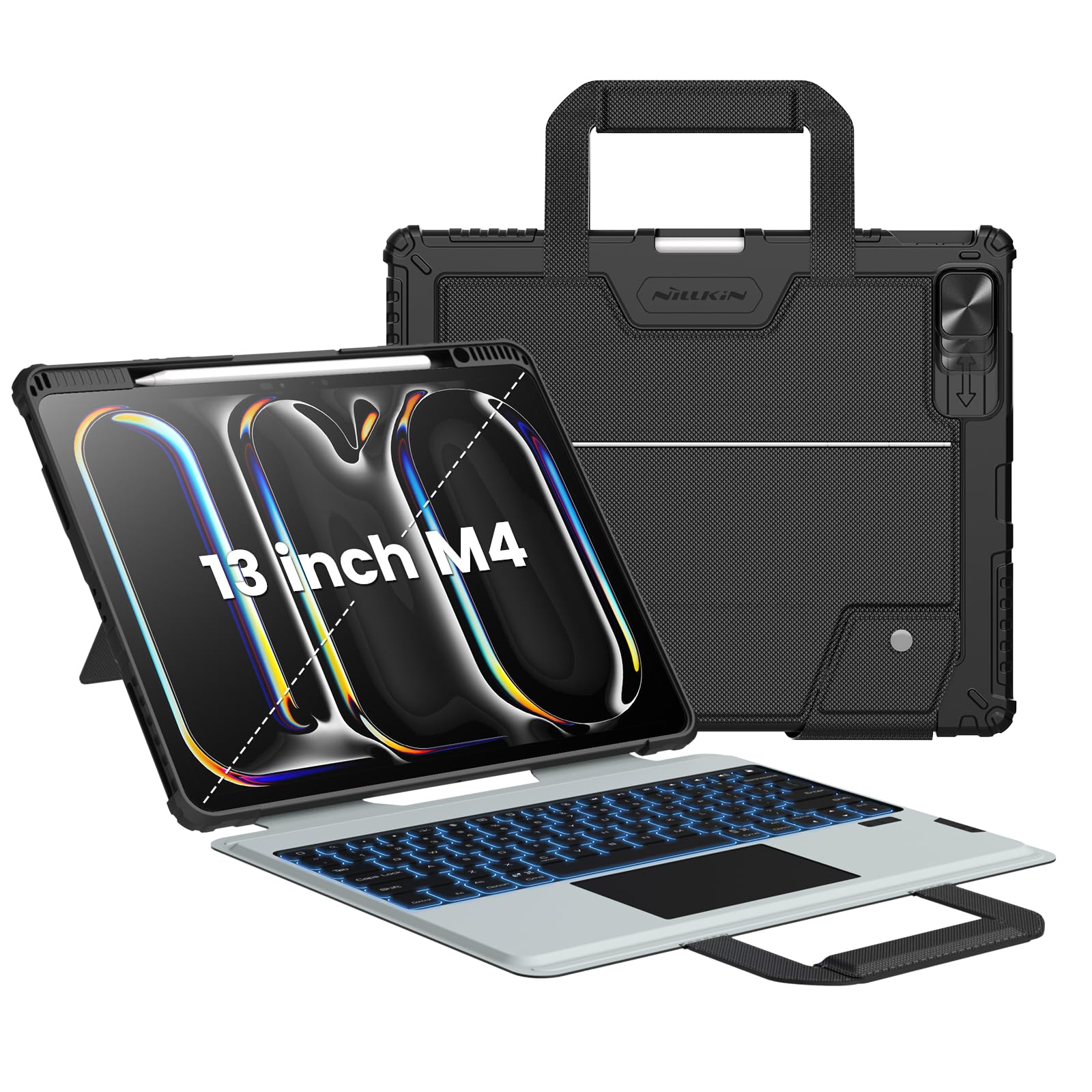 Funda Con Teclado Nillkin Carry Go Ipad Pro 13 Pulgadas (m4) 2024 - Venta Internacional.