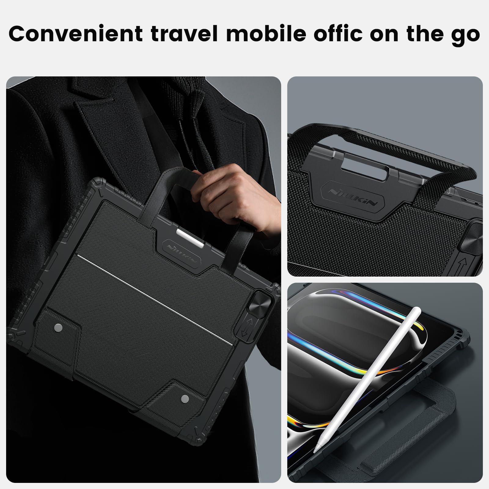 Foto 4 pulgar | Funda Con Teclado Nillkin Carry Go Ipad Pro 13 Pulgadas (m4) 2024 - Venta Internacional.