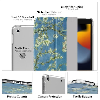 Foto 4 | Funda Moko Para Ipad 10.2 Ipad 9ª Generación 2021/8ª Generación 2020/7ª Generación 2019 - Venta Internacional.