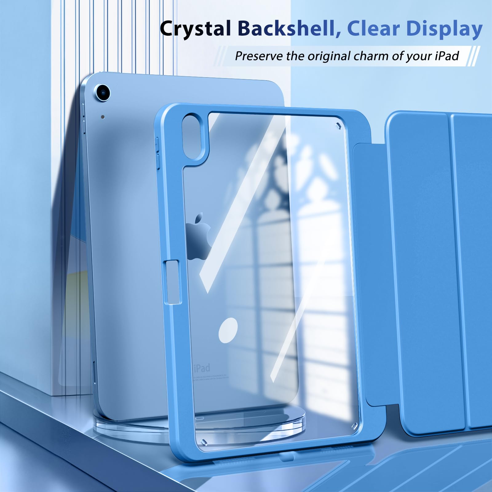 Foto 3 | Funda Timovo Para Ipad 11.ª Generación De 11 Pulgadas 2025 Con Soporte Para Lápices - Venta Internacional.