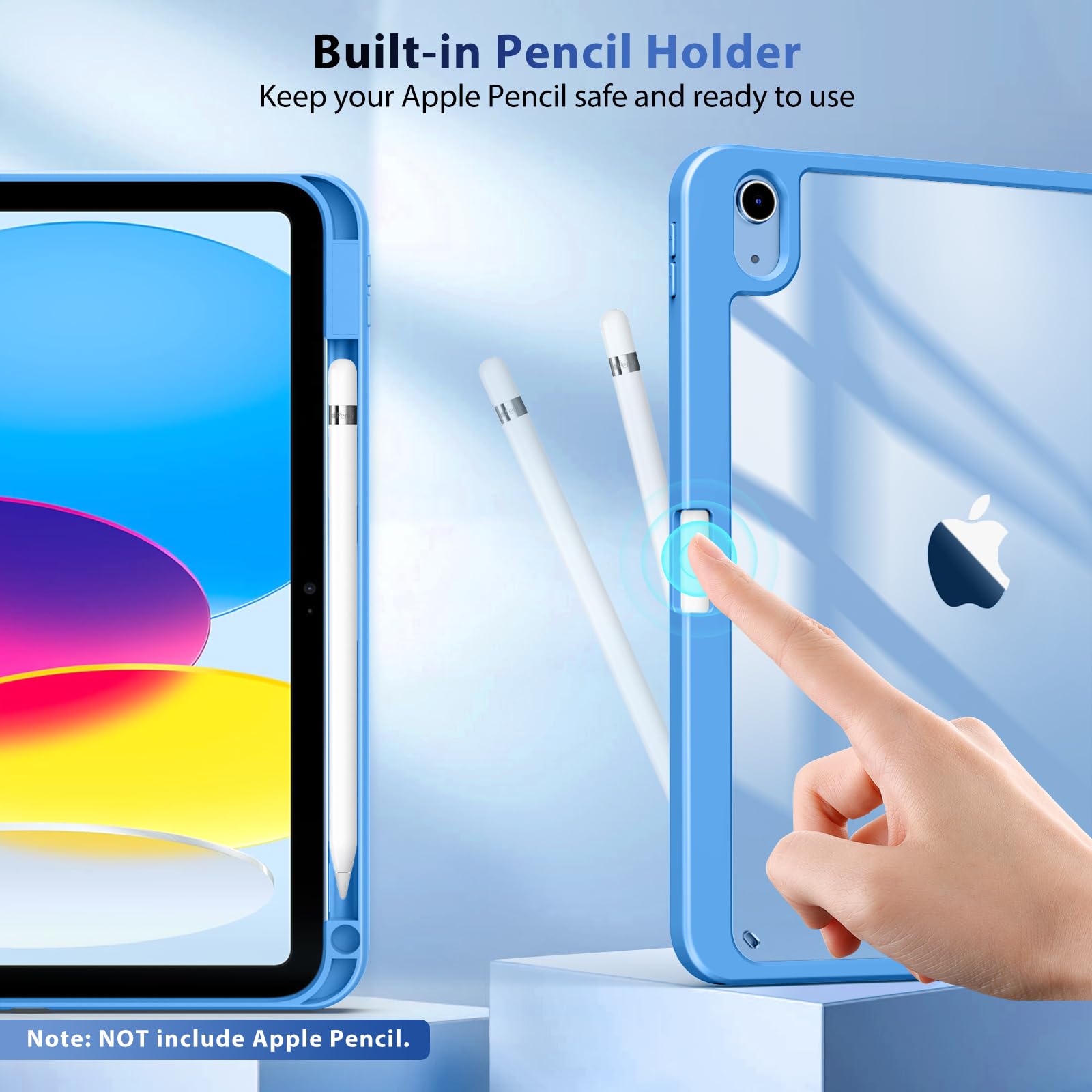 Foto 5 pulgar | Funda Timovo Para Ipad 11.ª Generación De 11 Pulgadas 2025 Con Soporte Para Lápices - Venta Internacional.