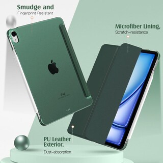 Foto 4 | Funda Para Ipad Air De 11 Pulgadas Tapa Dura Color Verde Medianoche - Venta Internacional.