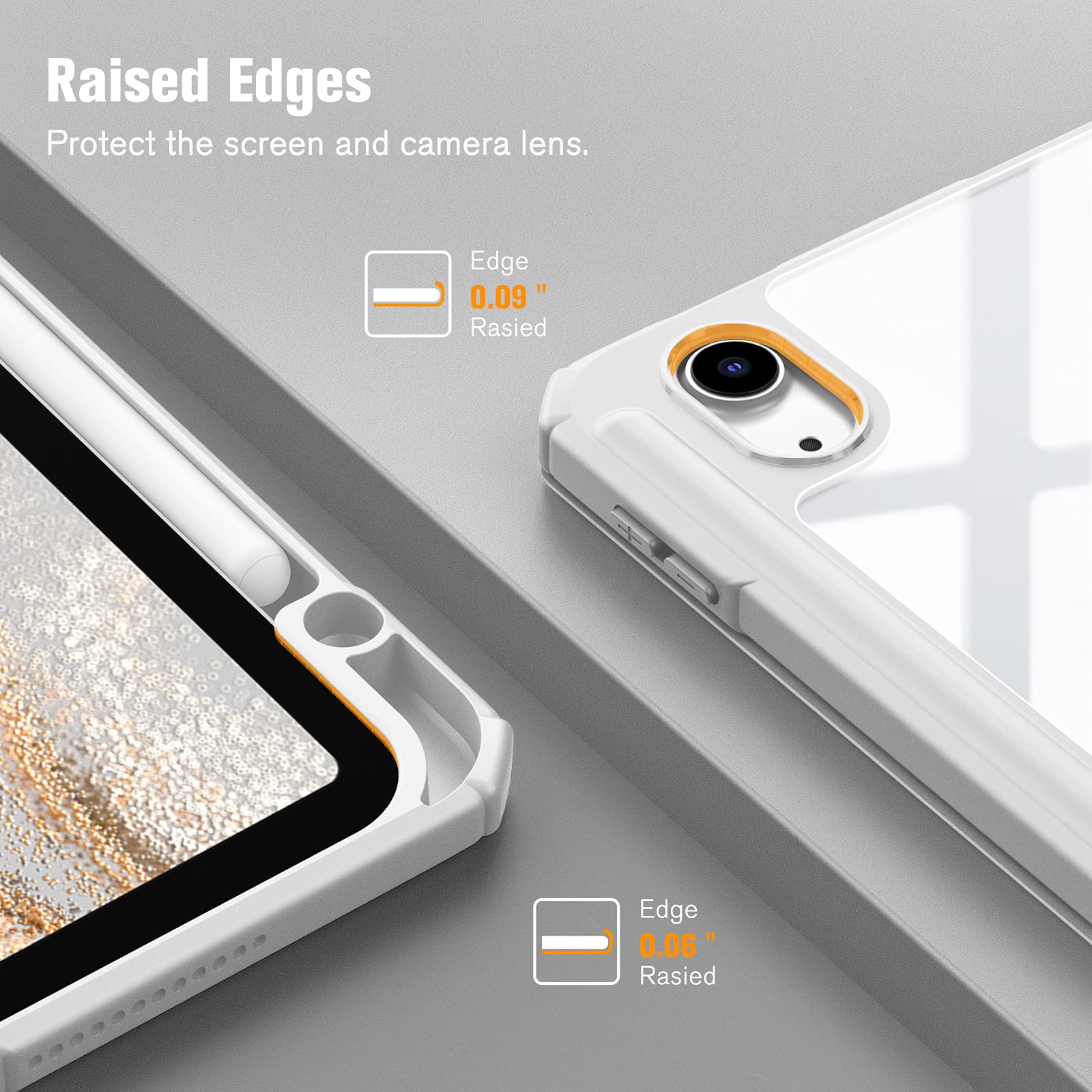 Foto 8 pulgar | Funda Fintie Hybrid Slim Para Ipad Air M3 (2025) /m2 (2024)  Ipad Air 5th (2022) /4.ª Generación (2020) - Venta