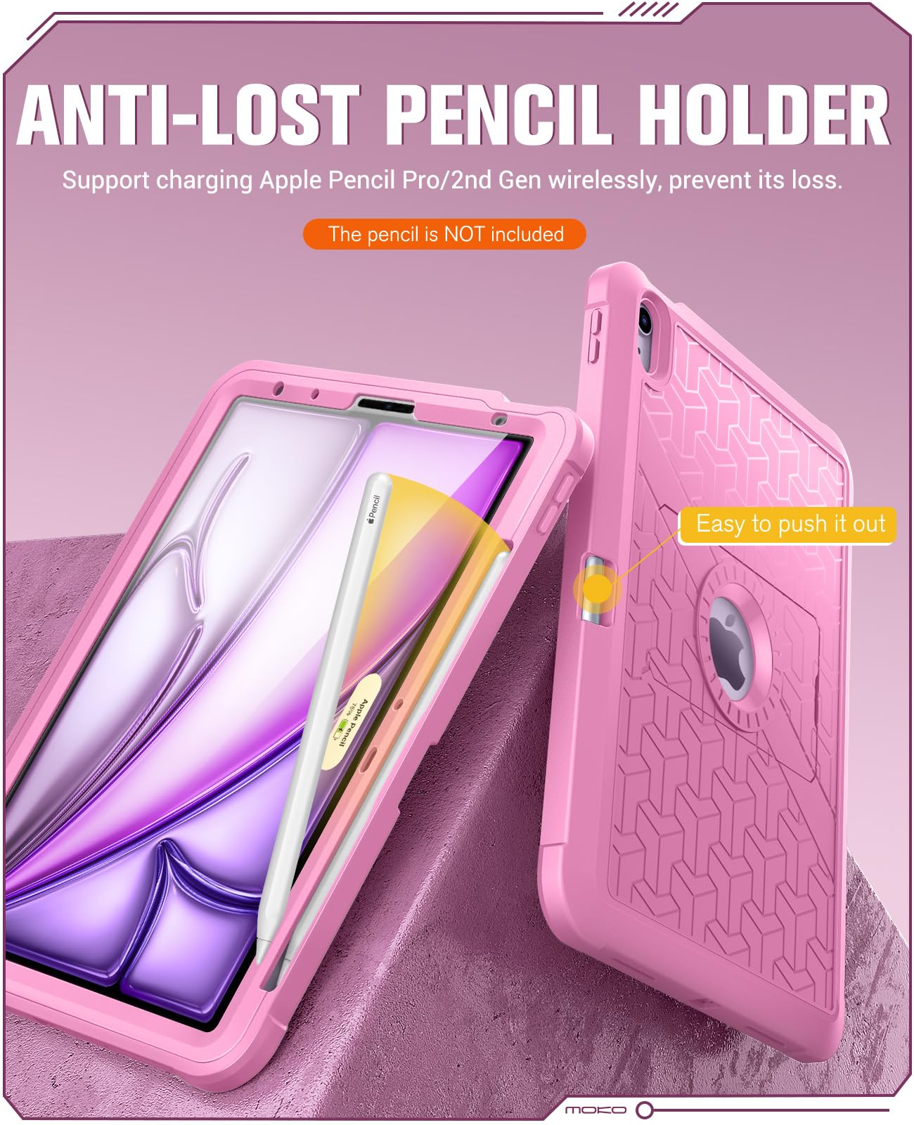 Foto 7 pulgar | Funda Moko Para Ipad Air De 11 Pulgadas (m3 2025/m2 2024) Con Protector De Pantalla - Venta Internacional.