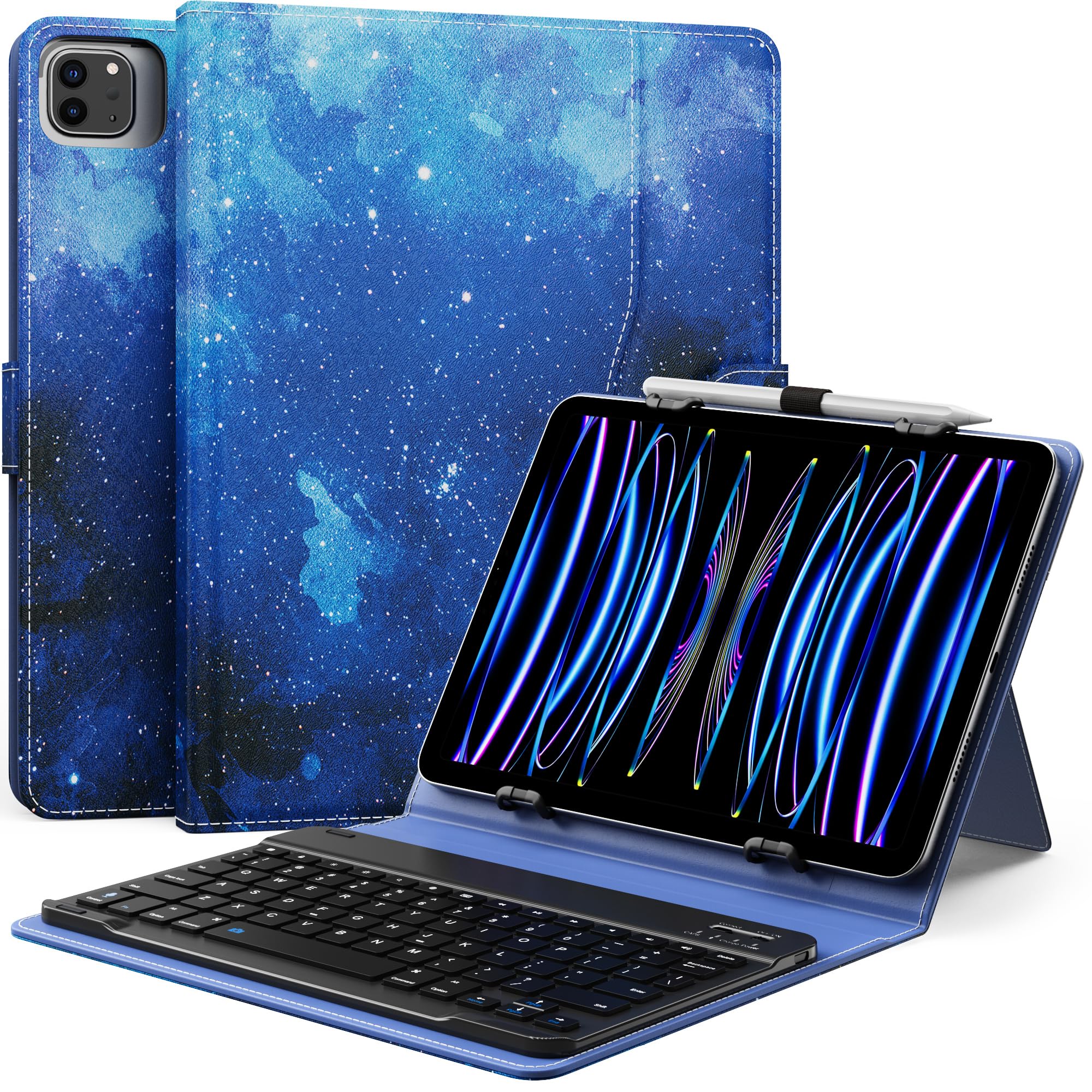 Foto 2 pulgar | Funda Para Tableta Con Teclado Qwerty Moko Para 9-11 - Venta Internacional.