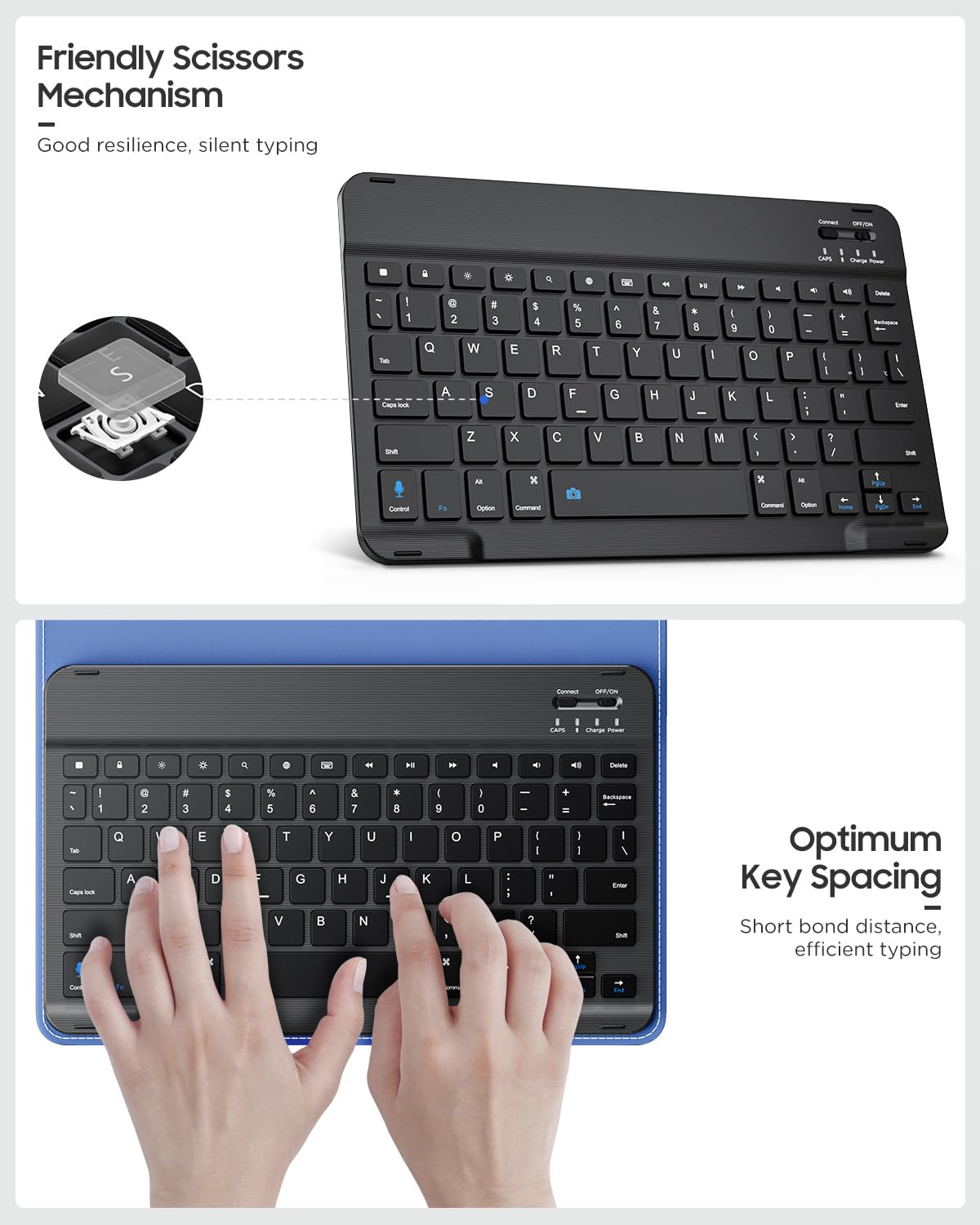Foto 7 pulgar | Funda Para Tableta Con Teclado Qwerty Moko Para 9-11 - Venta Internacional.