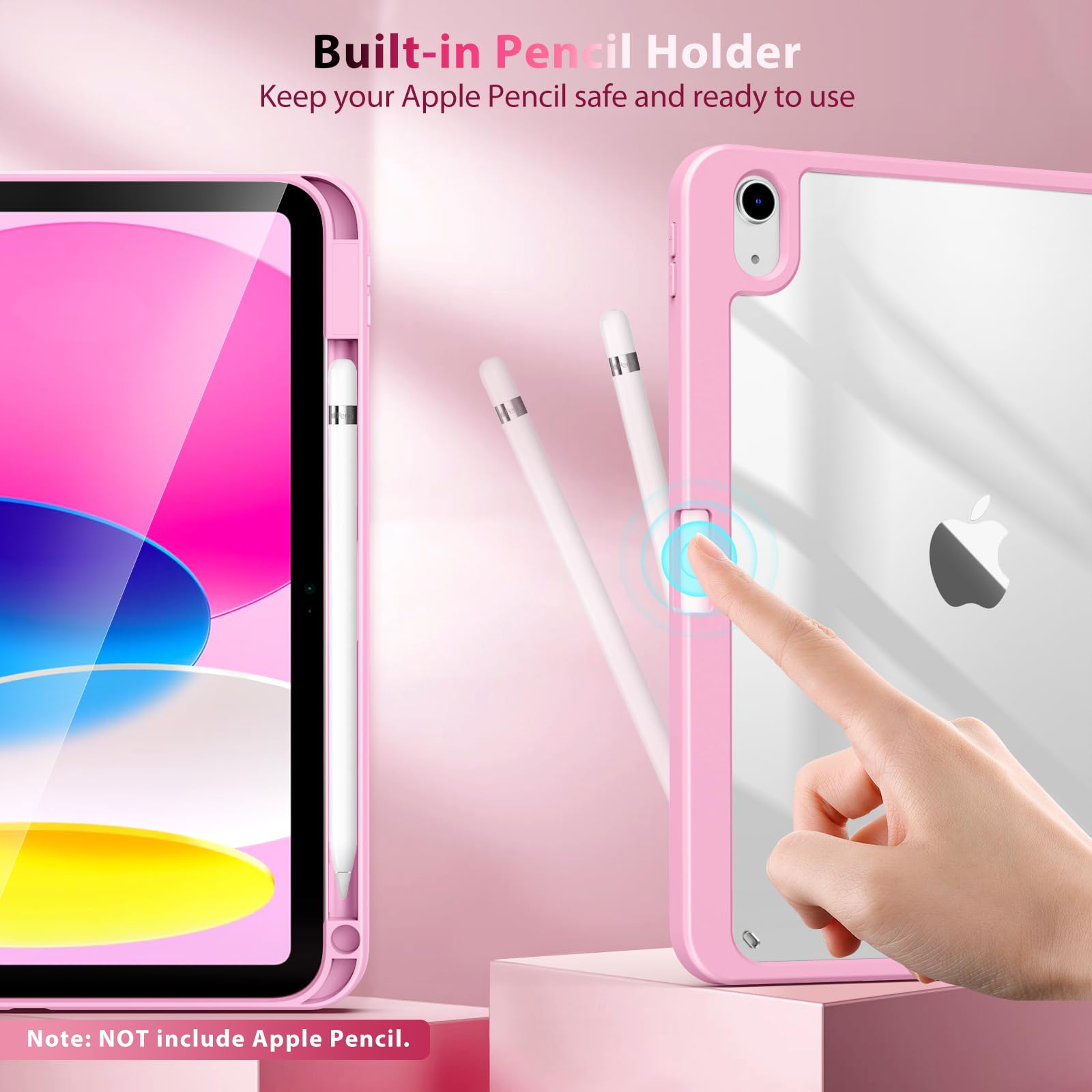 Foto 5 pulgar | Funda Timovo Para Ipad 11.ª Generación De 11 Pulgadas 2025 Con Soporte Para Lápices - Venta Internacional.