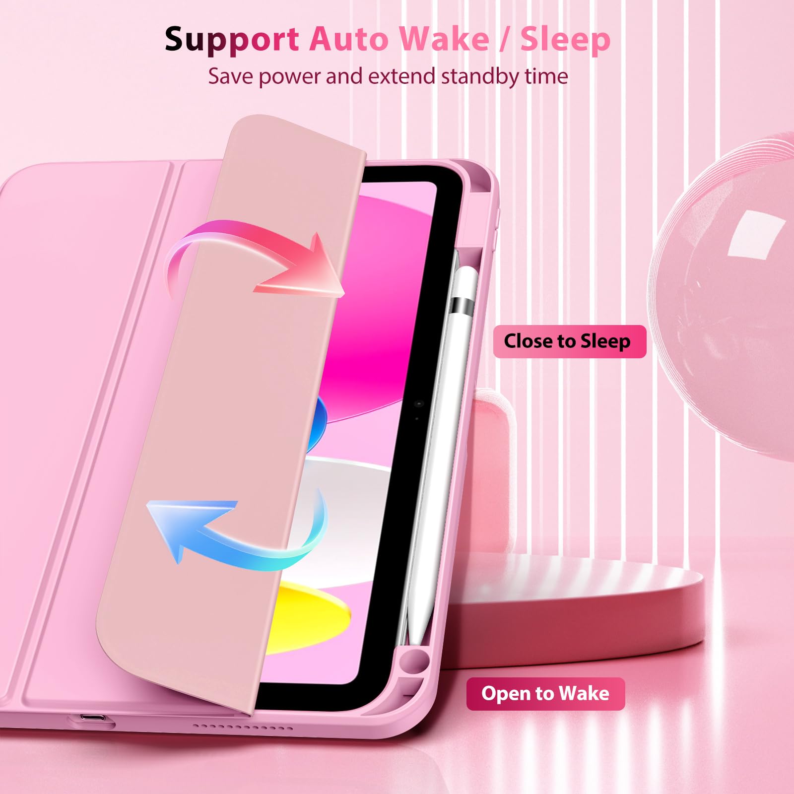Foto 5 | Funda Timovo Para Ipad 11.ª Generación De 11 Pulgadas 2025 Con Soporte Para Lápices - Venta Internacional.