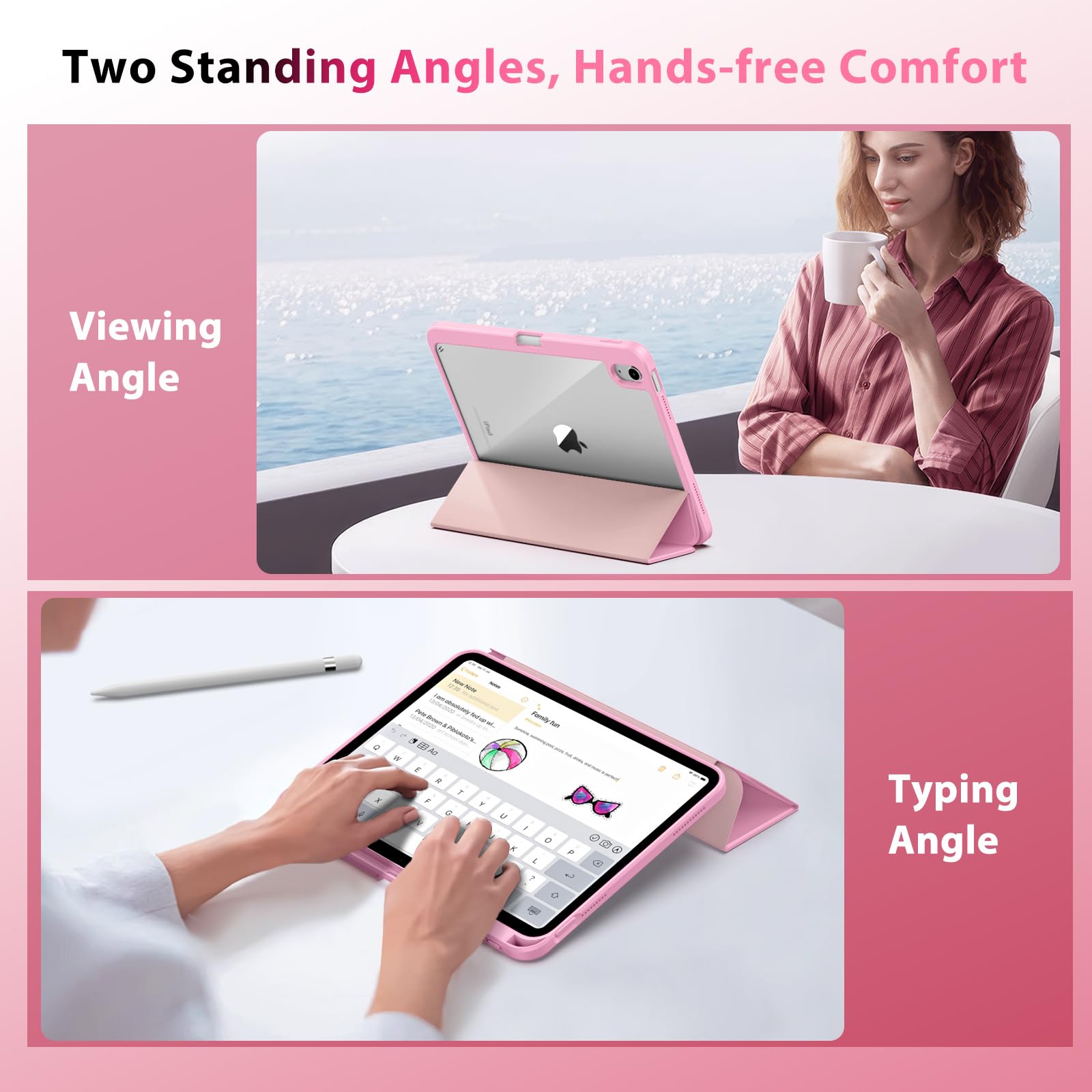 Foto 7 | Funda Timovo Para Ipad 11.ª Generación De 11 Pulgadas 2025 Con Soporte Para Lápices - Venta Internacional.