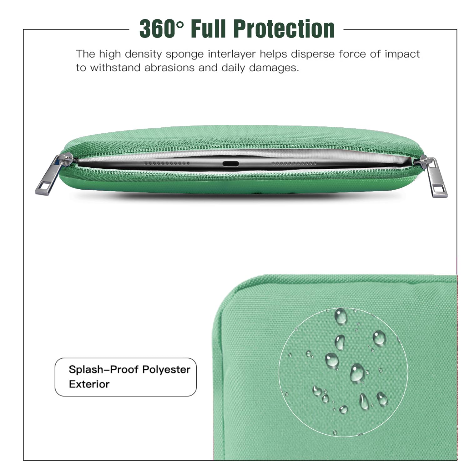 Foto 4 | Funda Para Tablet Timovo 9-11 Para Ipad 11 Pulgadas A16 2025  Color Verde - Venta Internacional.