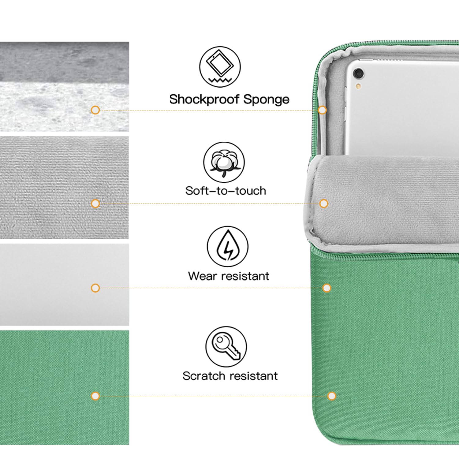 Foto 7 pulgar | Funda Para Tablet Timovo 9-11 Para Ipad 11 Pulgadas A16 2025  Color Verde - Venta Internacional.