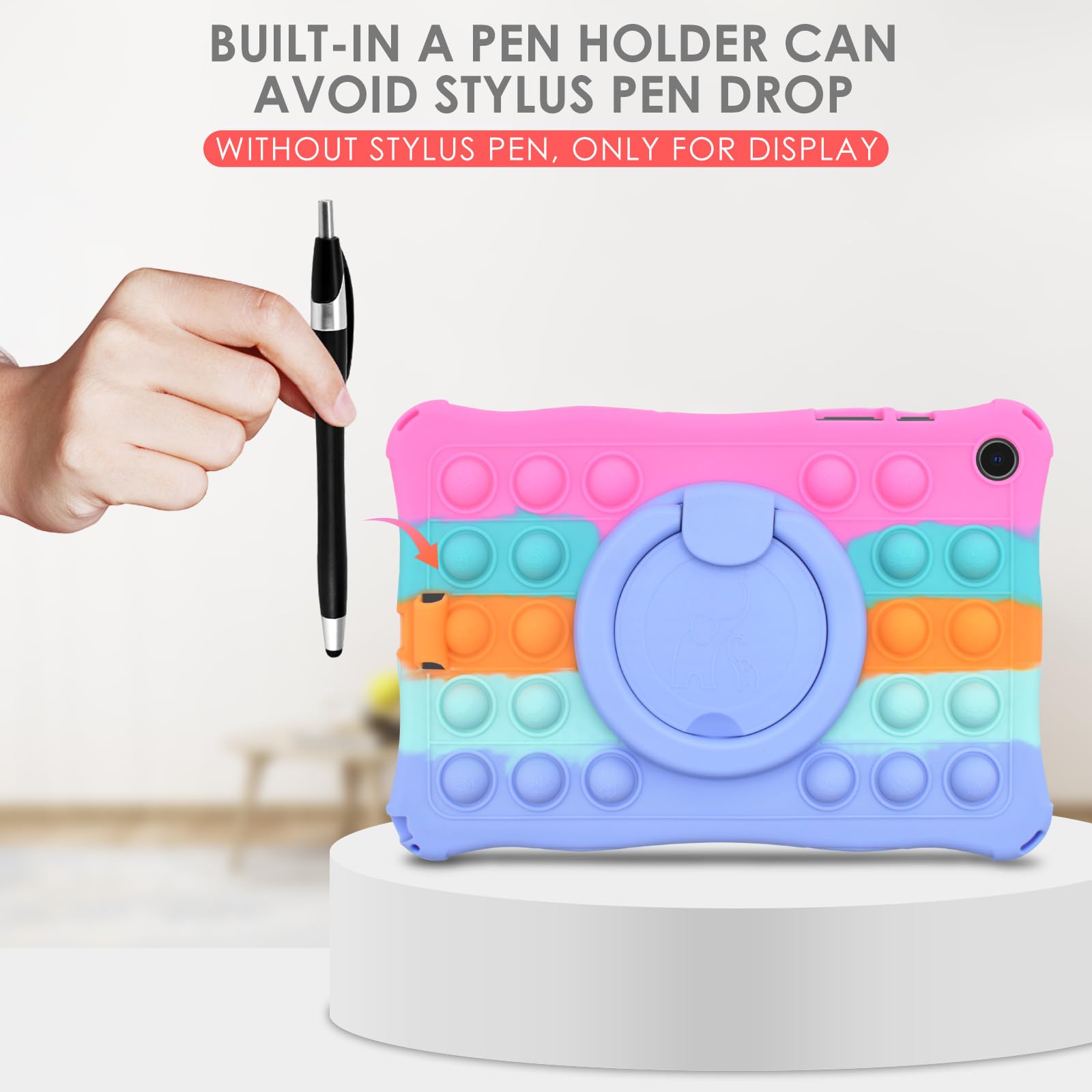 Foto 7 pulgar | Funda De Silicona Detuosi Para Samsung Galaxy Tab A9 Plus 11 2023 - Venta Internacional.