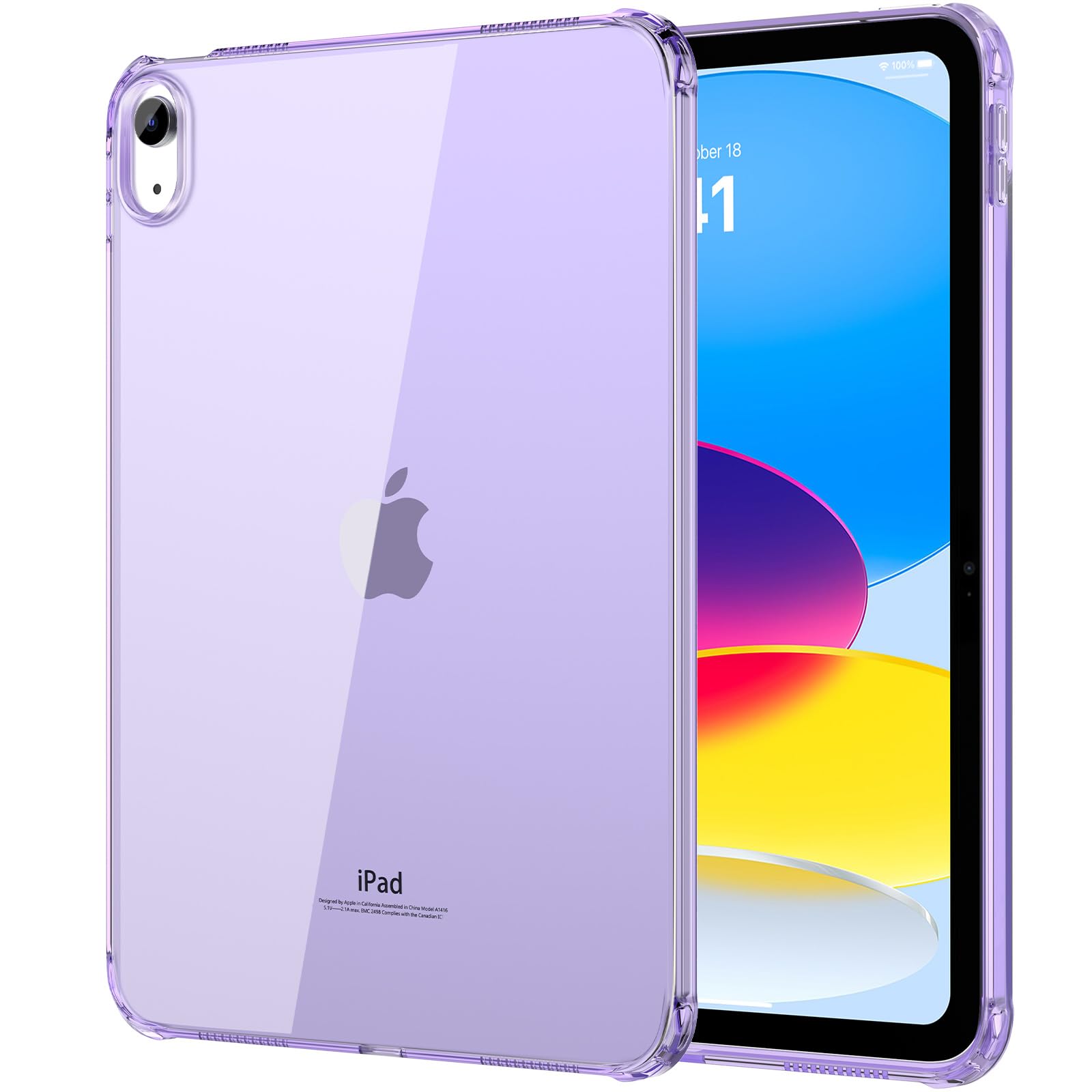 Foto 2 pulgar | Funda Para Tableta Moko Clear Para Ipad 11.ª Generación  11 Pulgadas/10.ª Generación 10.9 - Venta Internacional.