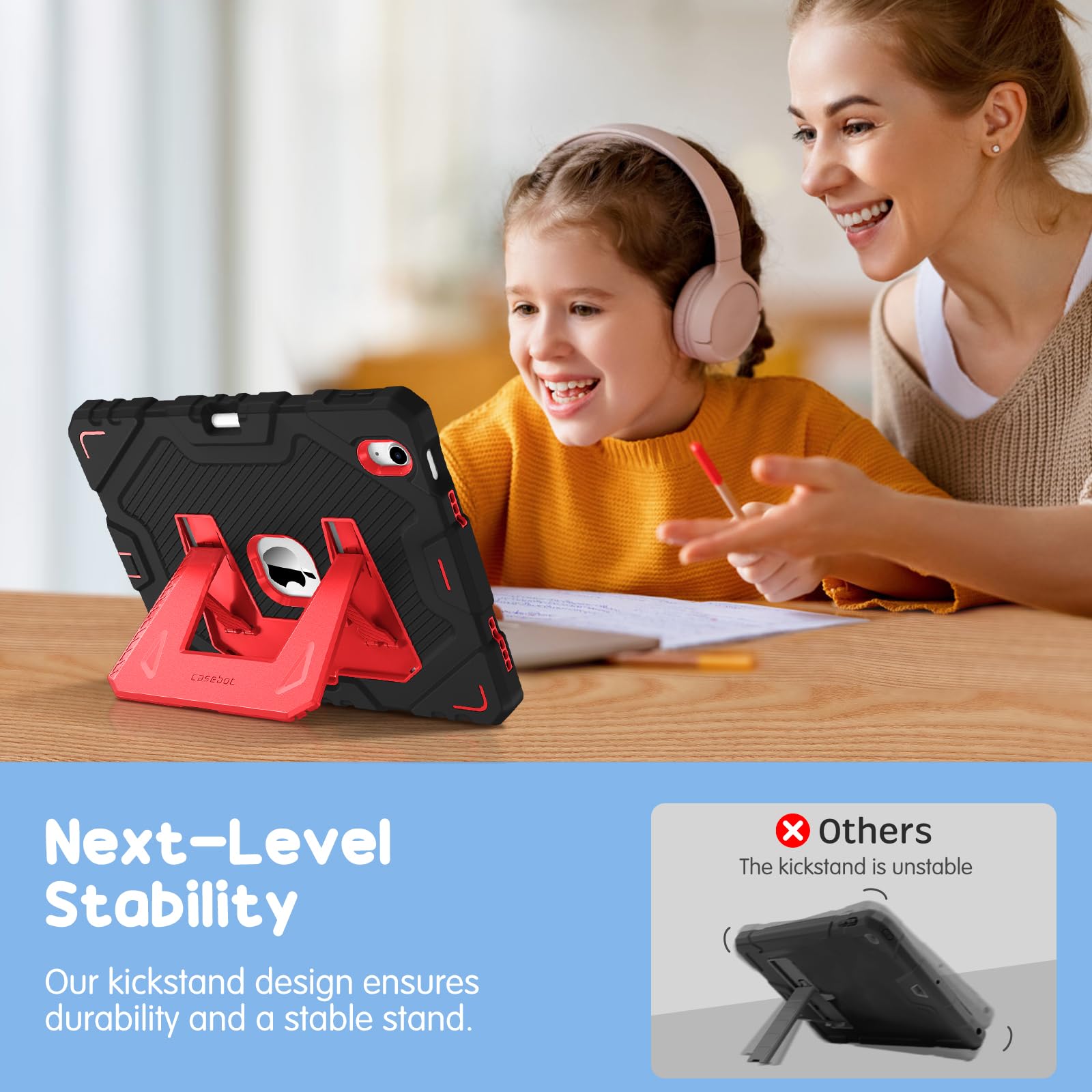 Foto 5 | Funda Fintie Apta Para Niños Para Ipad 11.ª Generación De 11 Pulgadas Con Soporte - Venta Internacional.