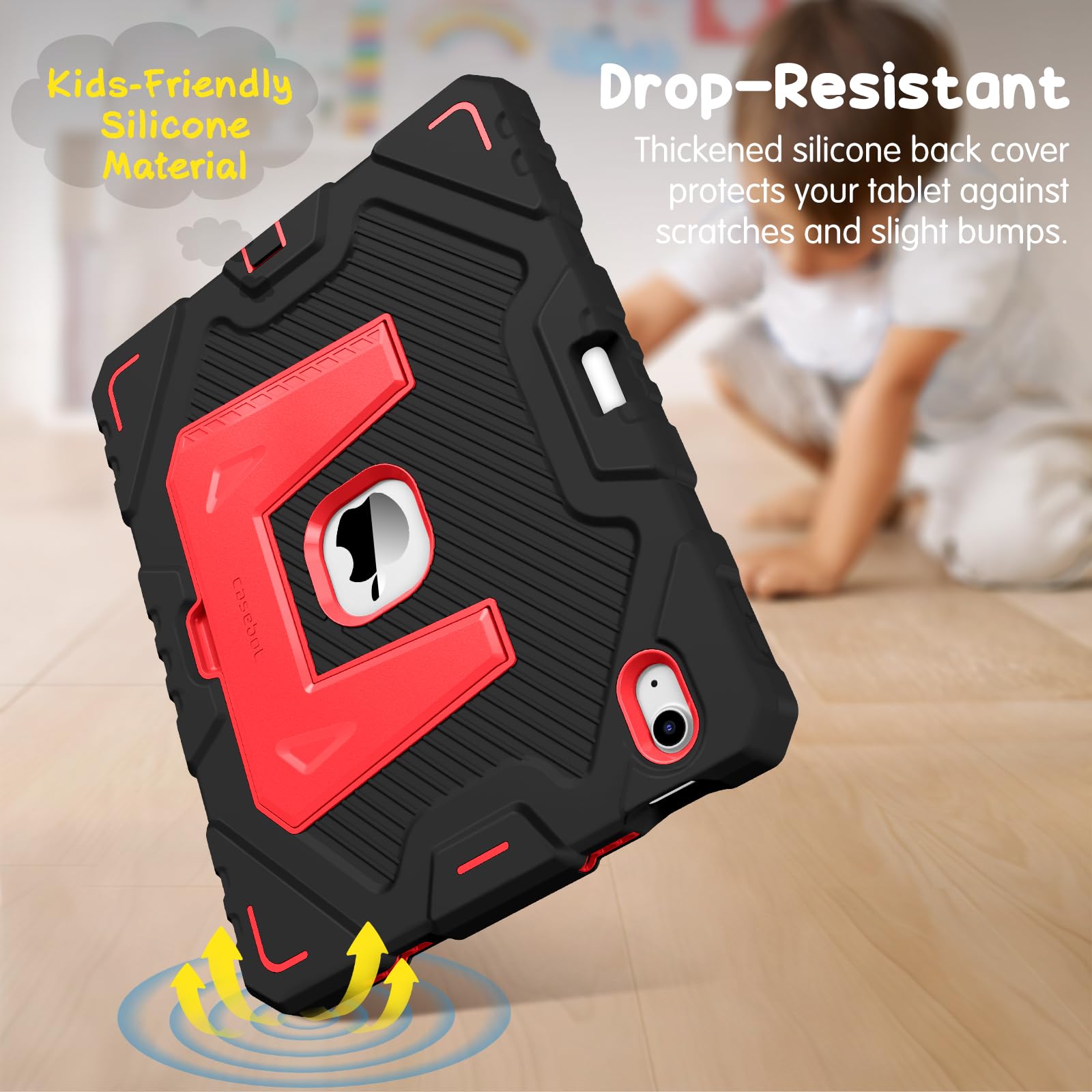 Foto 7 pulgar | Funda Fintie Apta Para Niños Para Ipad 11.ª Generación De 11 Pulgadas Con Soporte - Venta Internacional.