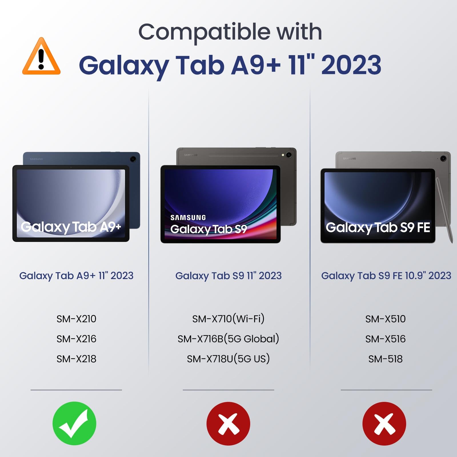 Foto 3 pulgar | Funda Moko Para Samsung Galaxy Tab A9 Plus De 11 Pulgadas 2023  Transparente - Venta Internacional.