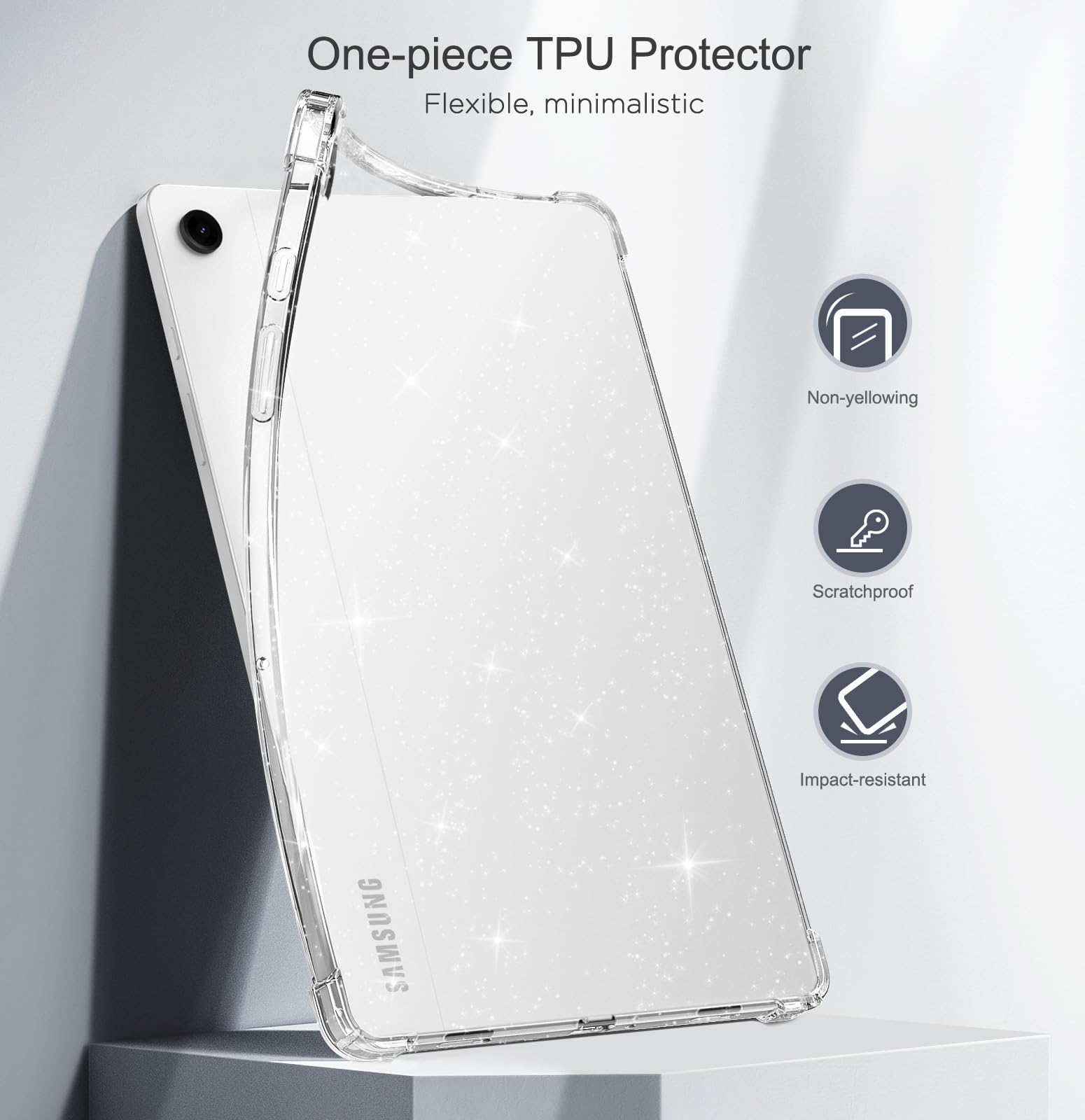 Foto 4 pulgar | Funda Moko Para Samsung Galaxy Tab A9 Plus De 11 Pulgadas 2023  Transparente - Venta Internacional.