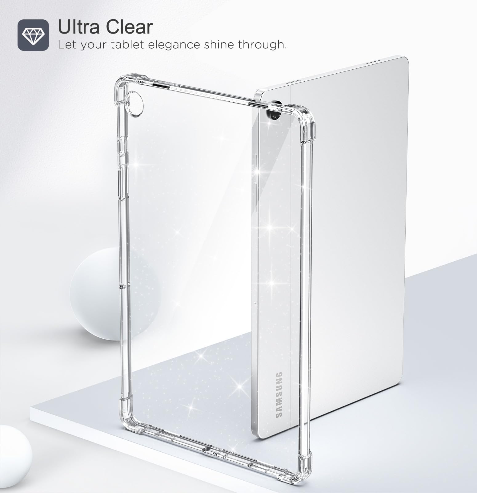 Foto 6 pulgar | Funda Moko Para Samsung Galaxy Tab A9 Plus De 11 Pulgadas 2023  Transparente - Venta Internacional.