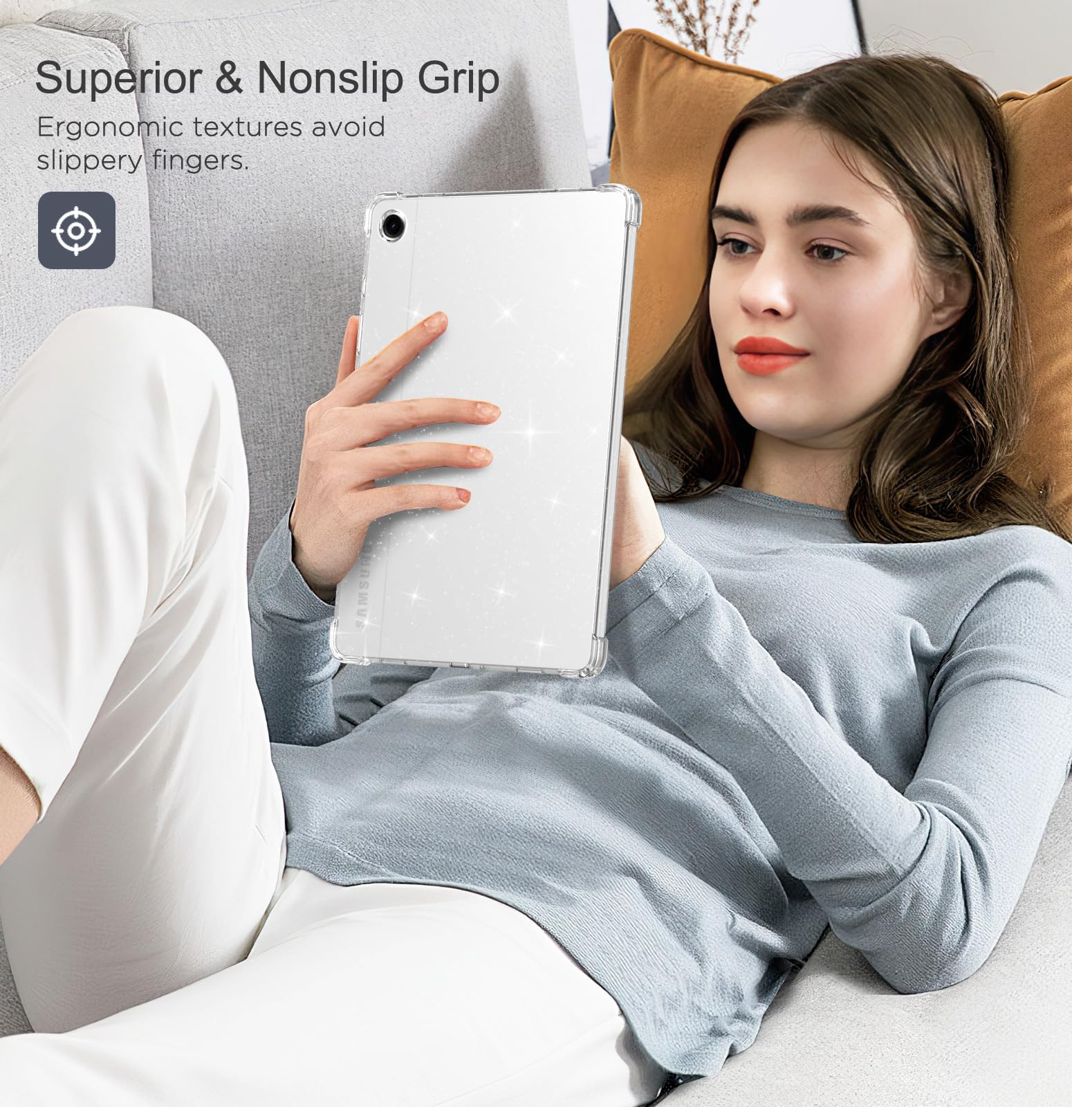 Foto 7 pulgar | Funda Moko Para Samsung Galaxy Tab A9 Plus De 11 Pulgadas 2023  Transparente - Venta Internacional.
