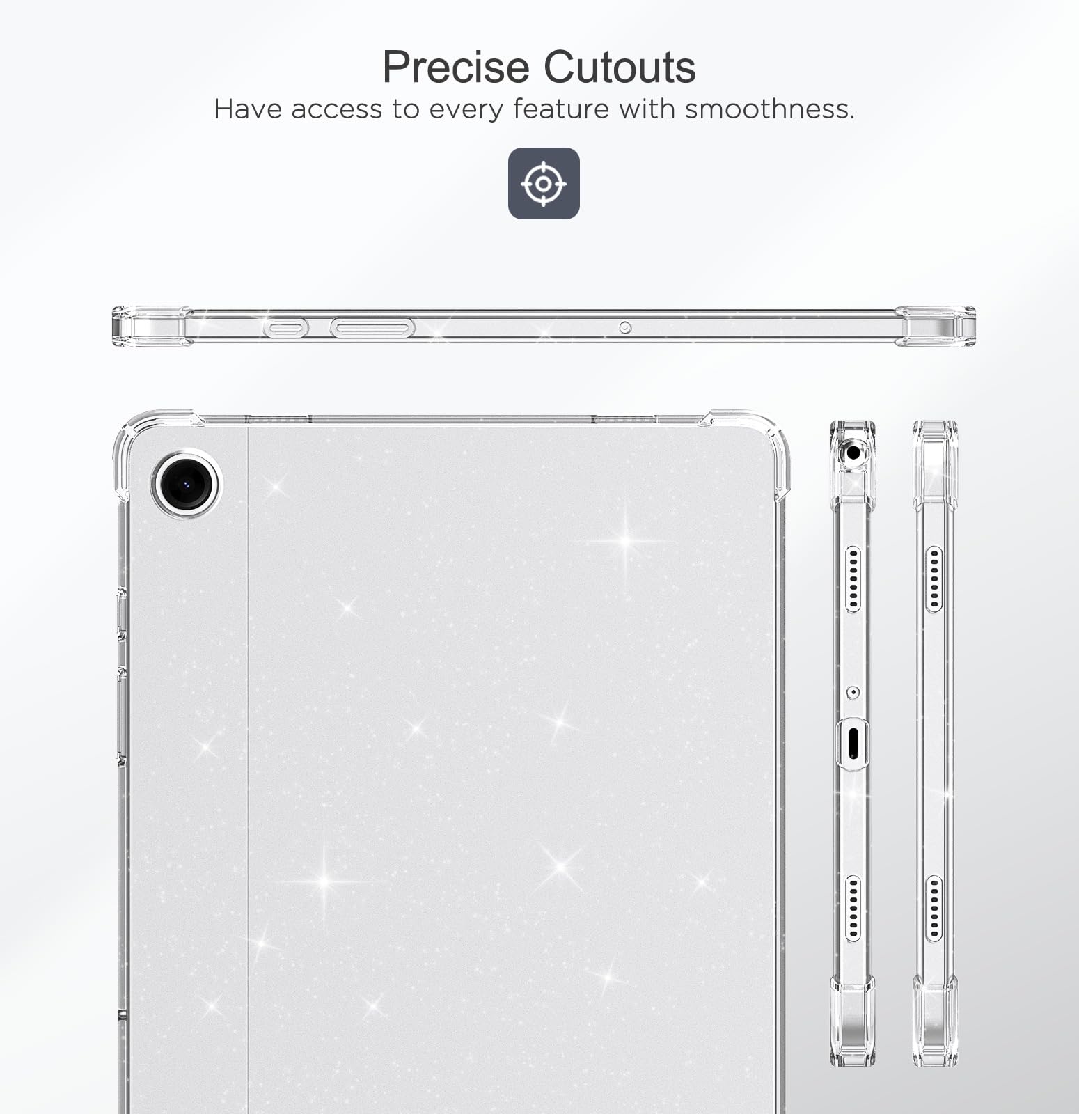 Foto 8 pulgar | Funda Moko Para Samsung Galaxy Tab A9 Plus De 11 Pulgadas 2023  Transparente - Venta Internacional.