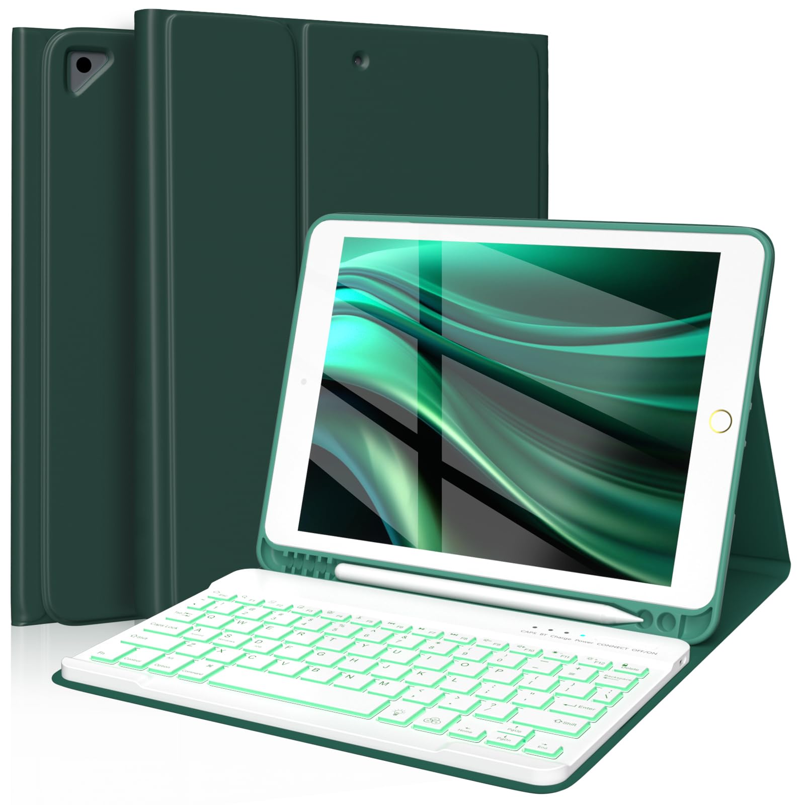 Funda Con Teclado Fuwang Para Ipad 9ª  8ª Generación  10 2 Pulgadas - Venta Internacional.