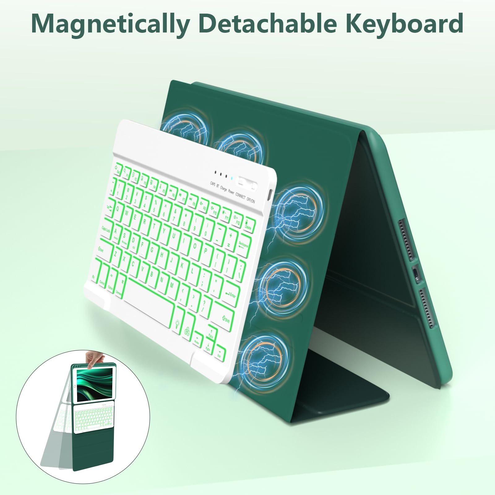 Foto 8 pulgar | Funda Con Teclado Fuwang Para Ipad 9ª  8ª Generación  10 2 Pulgadas - Venta Internacional.