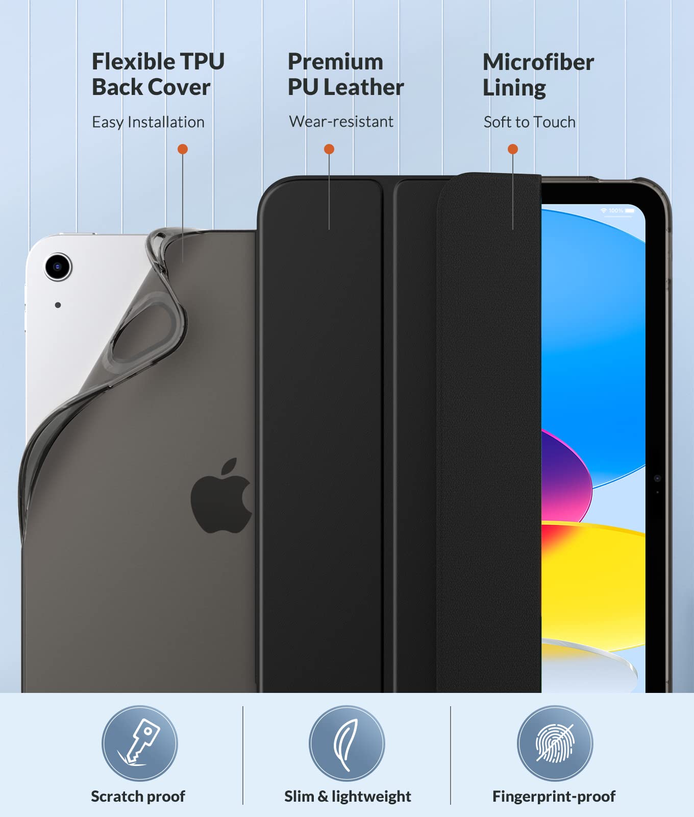 Foto 4 | Funda Moko Para El Nuevo Ipad 11.ª Generación 2025 Y Ipad 10.ª Generación 2022 - Venta Internacional.