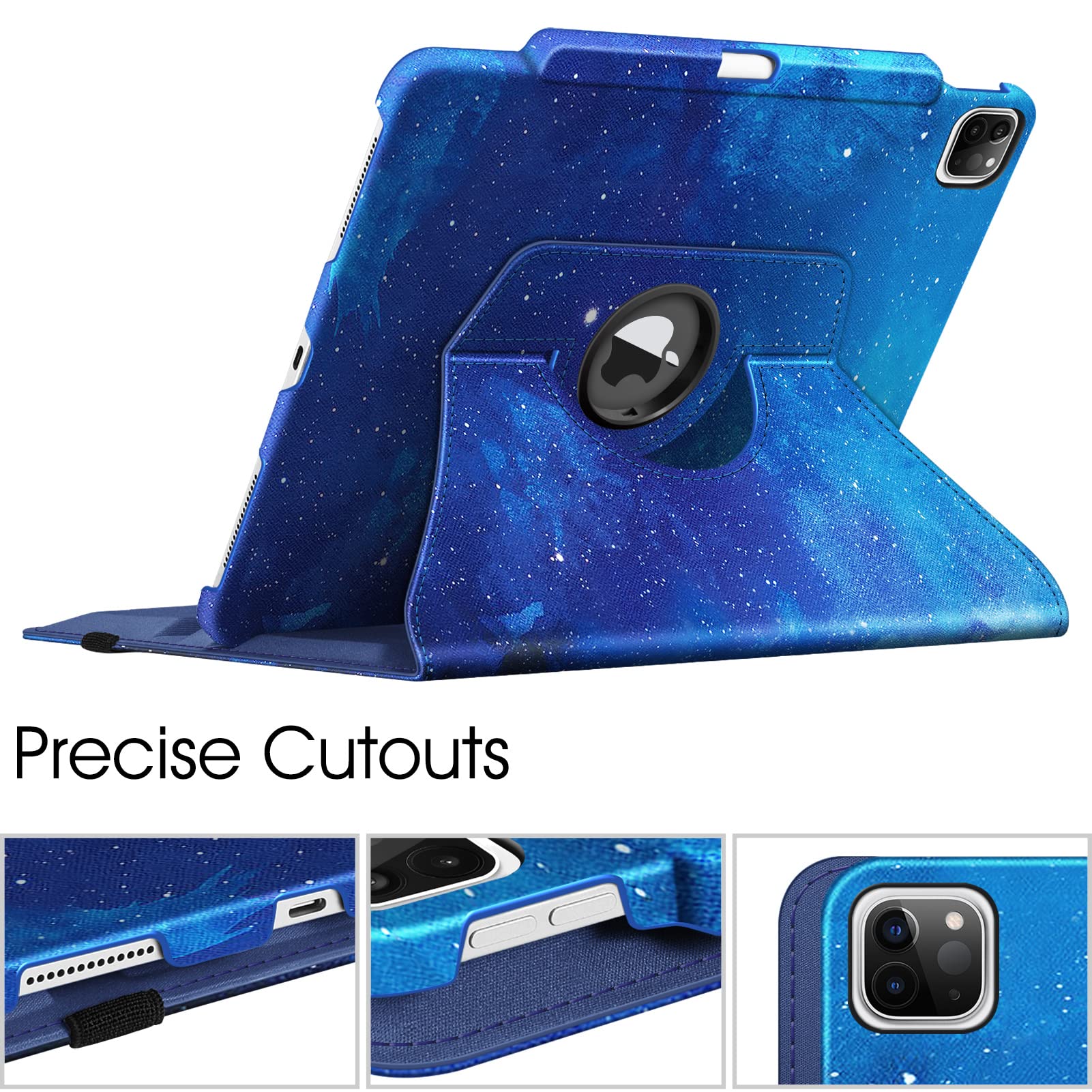 Foto 6 pulgar | Funda Giratoria Fintie Para Ipad Pro 12.9 6.ª Generación De 2022 Con Lápiz - Venta Internacional.