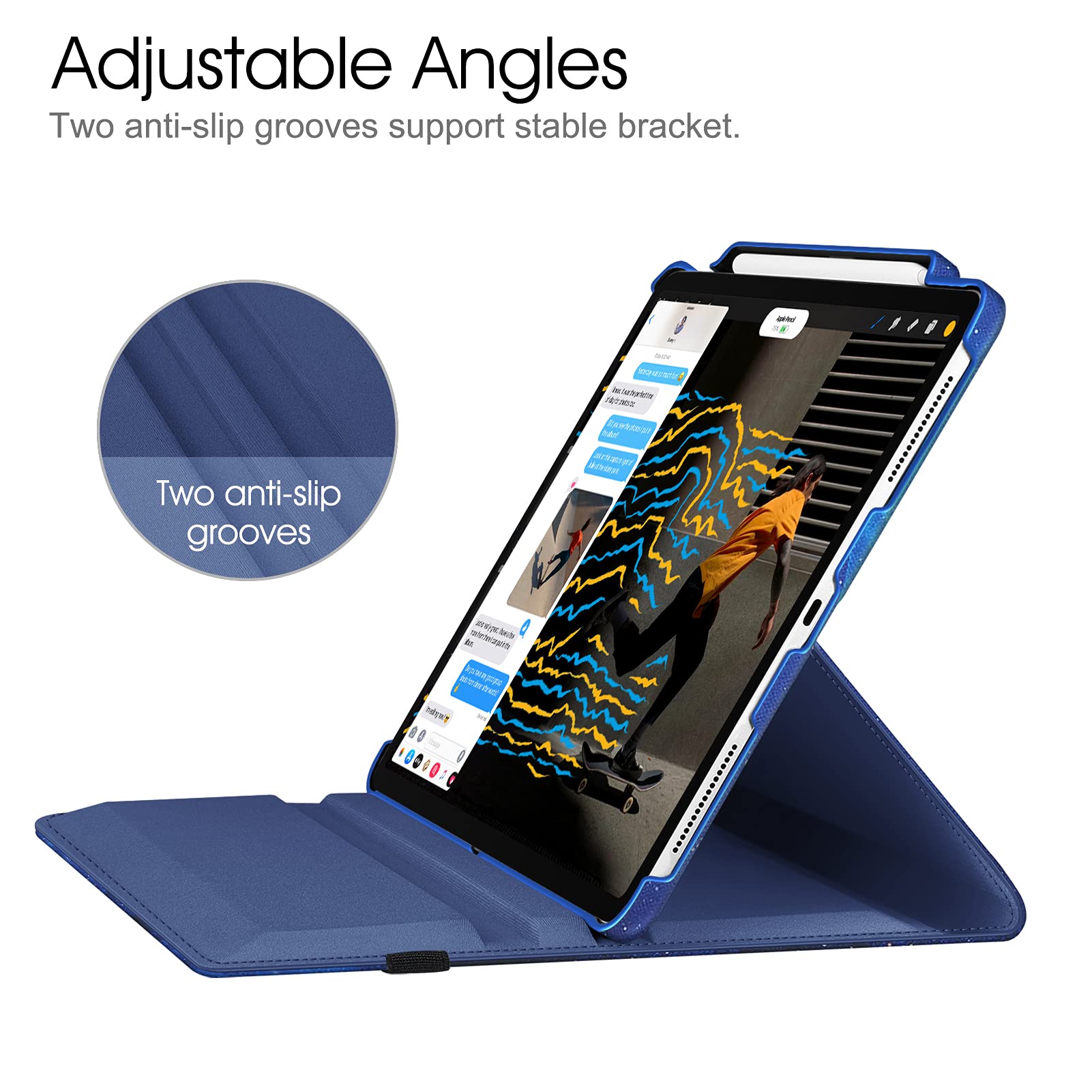 Foto 8 pulgar | Funda Giratoria Fintie Para Ipad Pro 12.9 6.ª Generación De 2022 Con Lápiz - Venta Internacional.