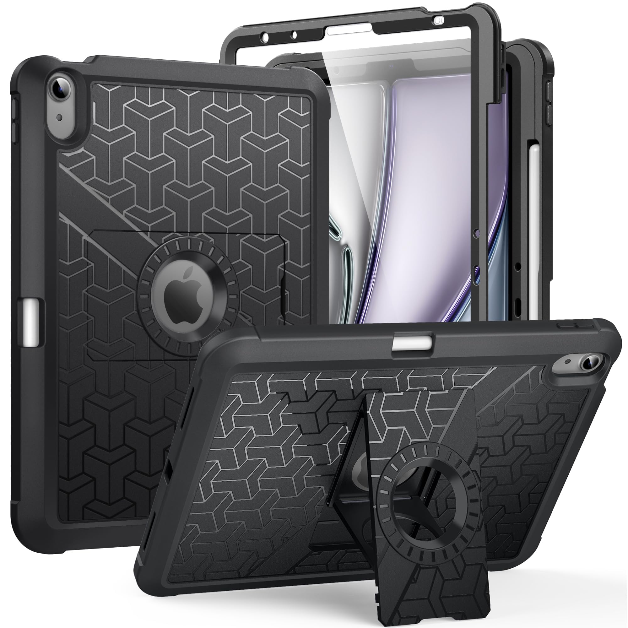 Funda Moko Para Ipad Air De 11 Pulgadas (m3 2025/m2 2024) Con Protector De Pantalla - Venta Internacional.