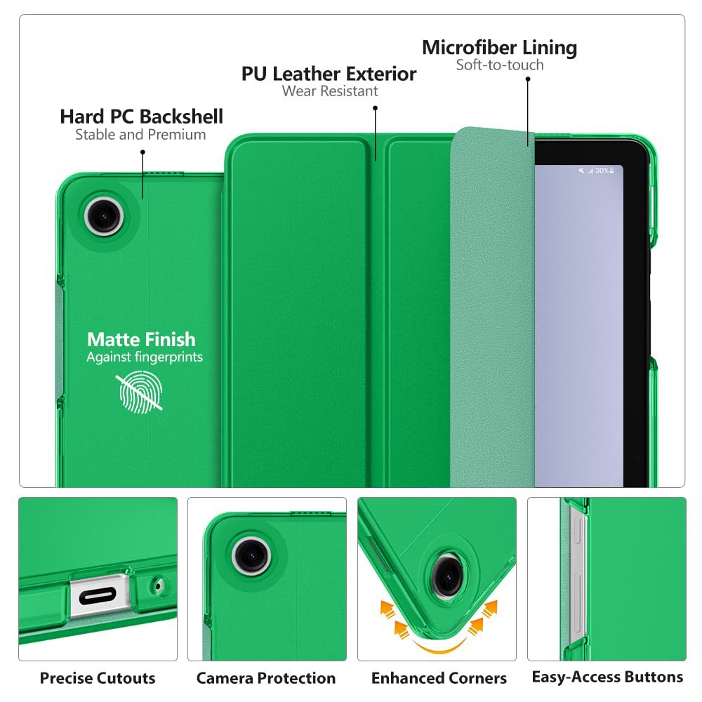 Foto 4 pulgar | Funda Moko Para Samsung Galaxy Tab A9+ De 11 Pulgadas 2023  Color Verde Bosque - Venta Internacional.