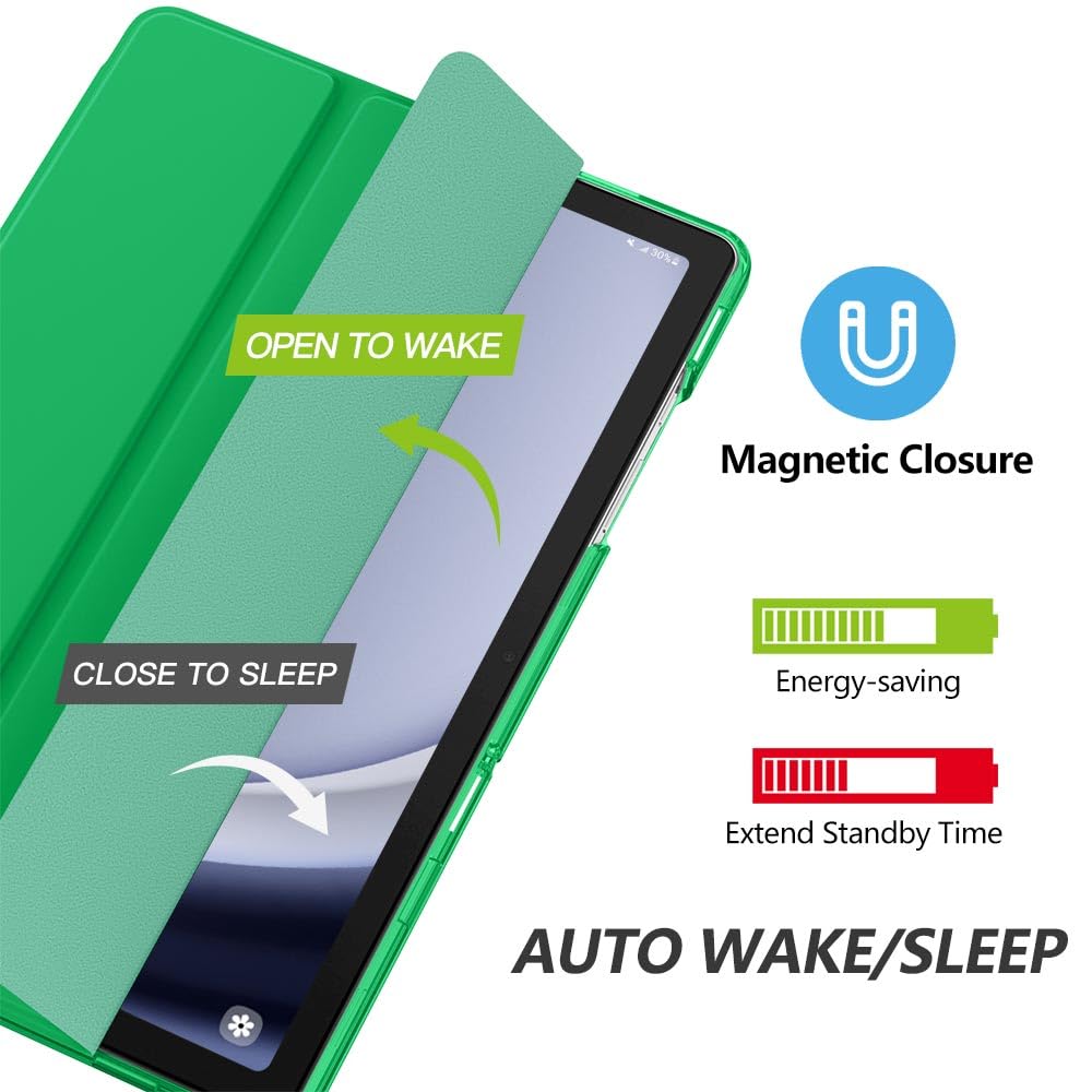 Foto 5 pulgar | Funda Moko Para Samsung Galaxy Tab A9+ De 11 Pulgadas 2023  Color Verde Bosque - Venta Internacional.
