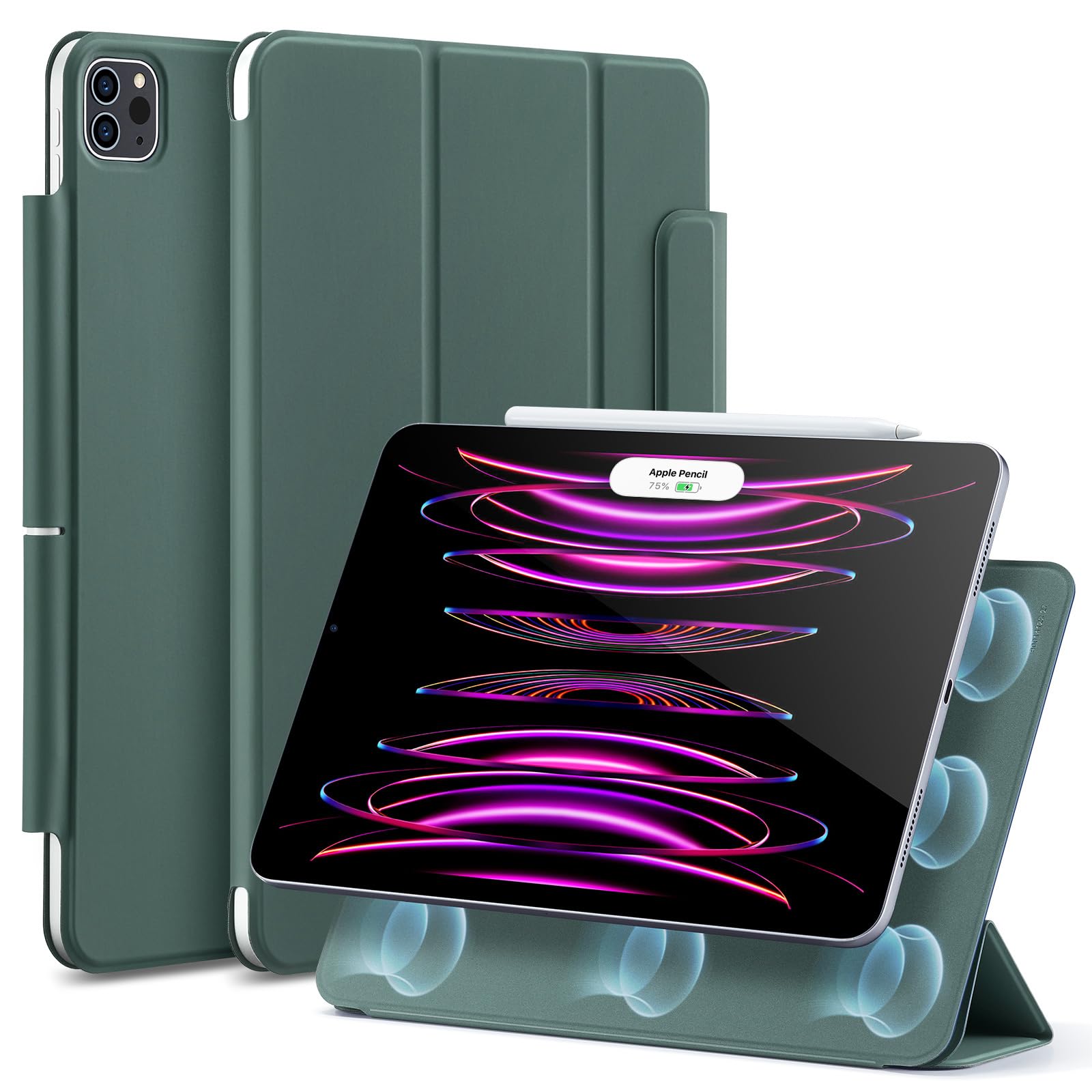 Funda Esr Rebound Magnetic Para Ipad Pro 12.9 De 6.ª  5.ª Y 4.ª Generación - Venta Internacional.